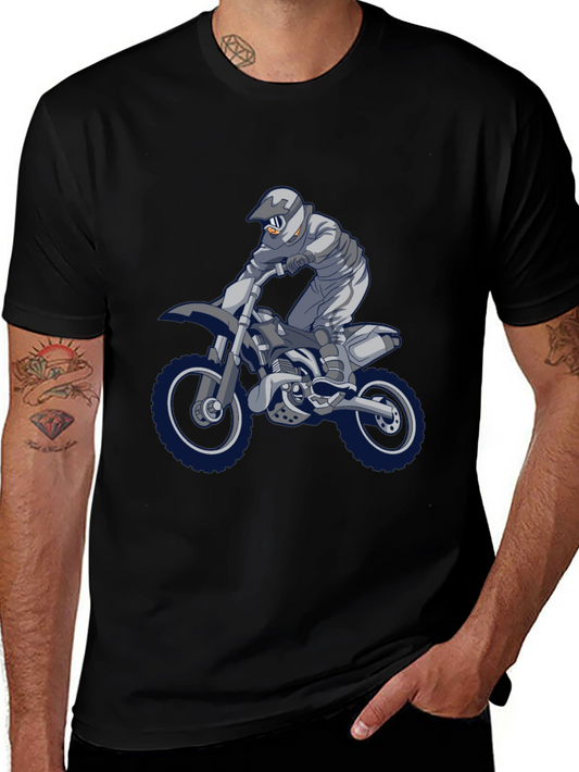 Dirt Bike Rider Graphic T-Shirt