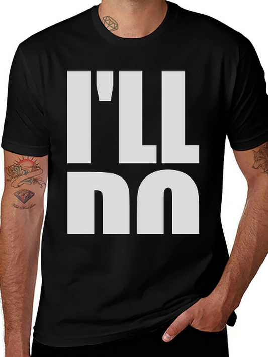 Ill Do Me Mens Black Graphic T-Shirt