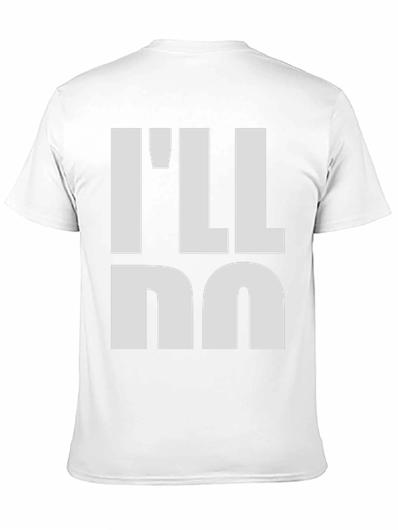 Ill Do Me Mens Black Graphic T-Shirt