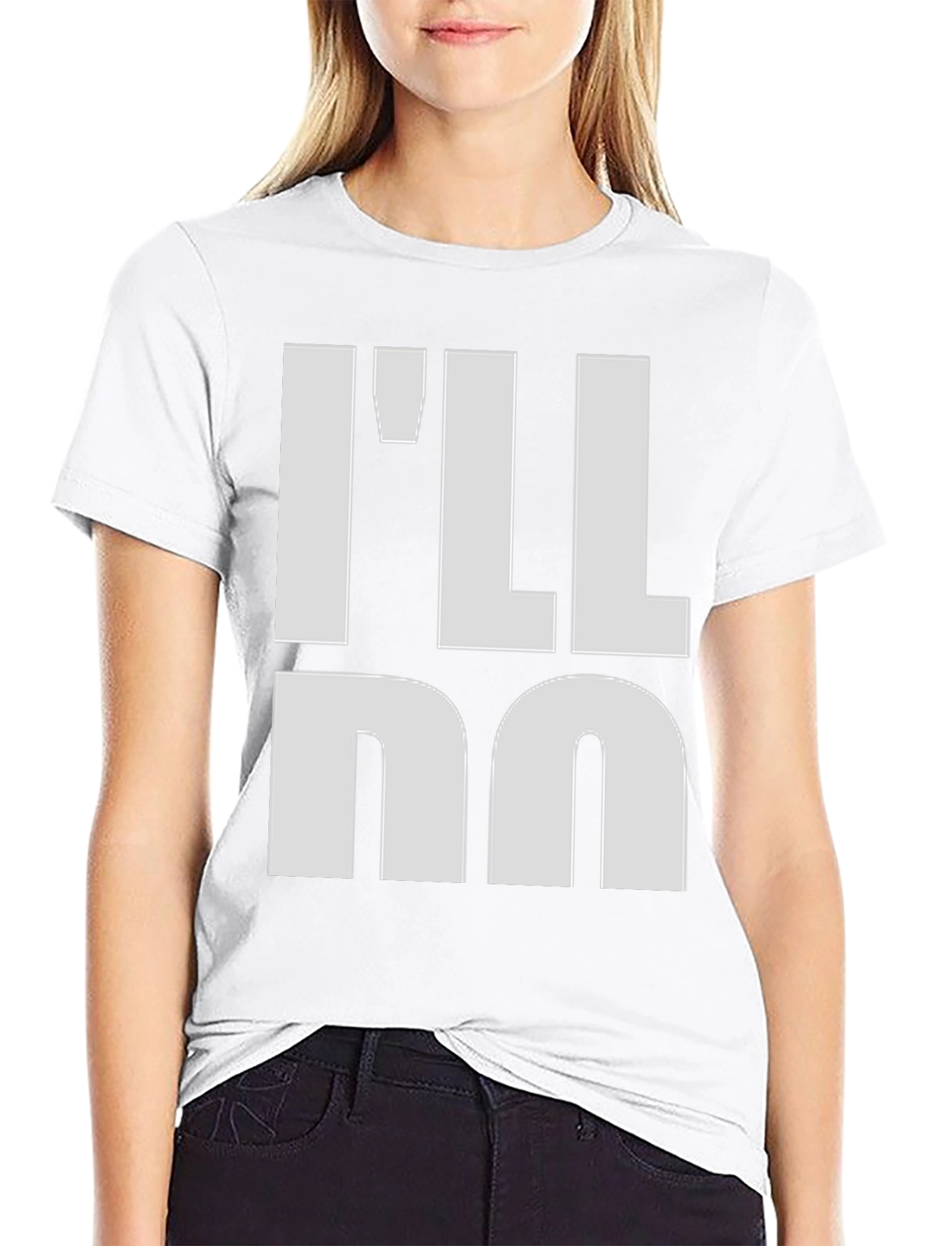Ill Do Me Mens Black Graphic T-Shirt