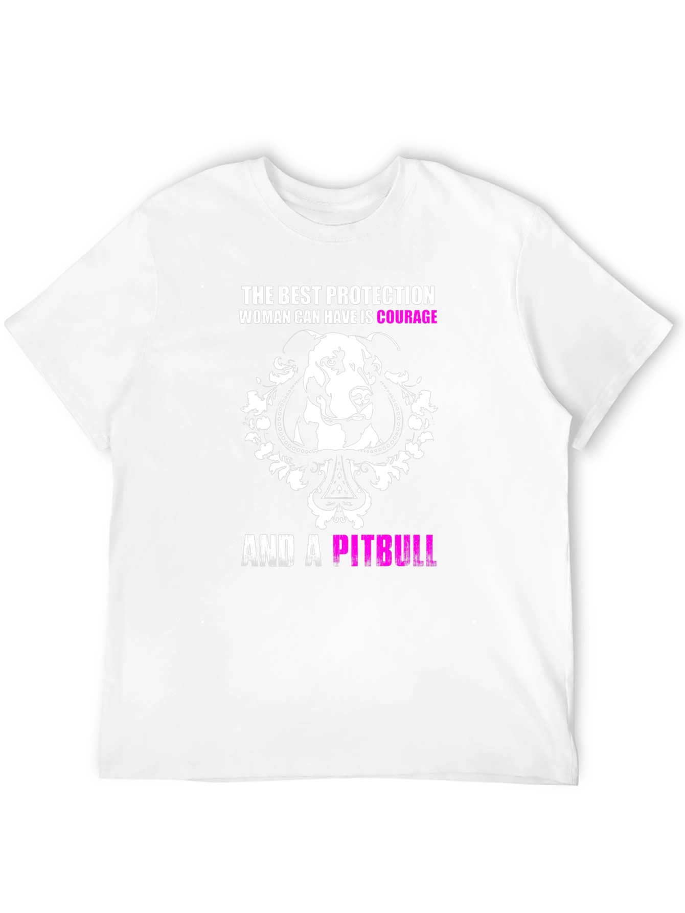 Courage and a Pitbull Graphic T-Shirt