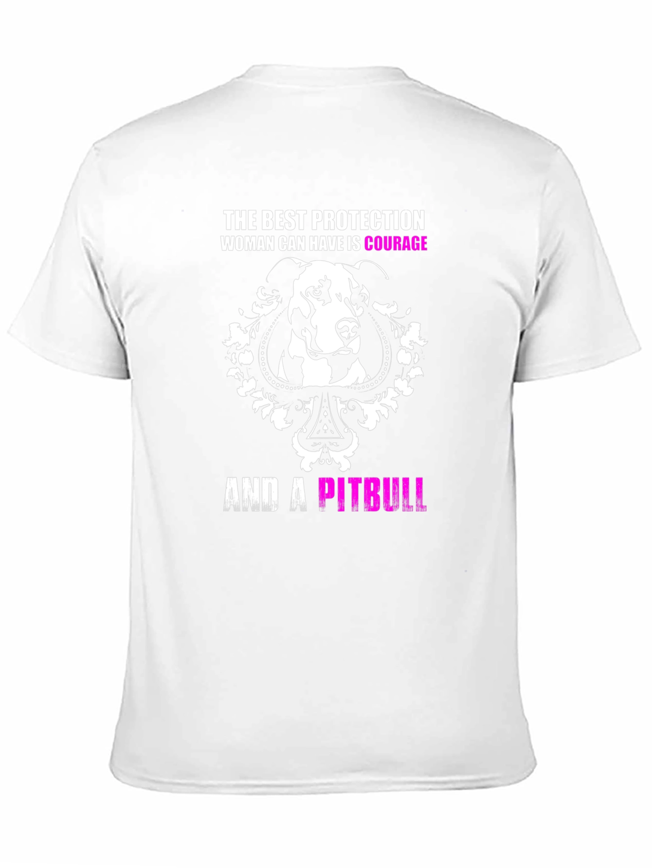 Courage and a Pitbull Graphic T-Shirt
