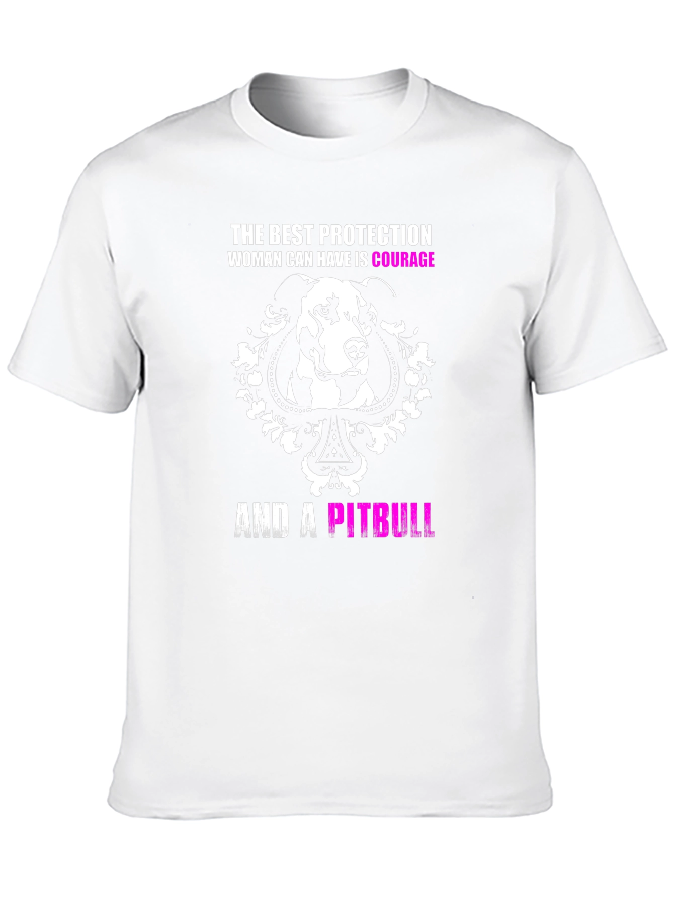 Courage and a Pitbull Graphic T-Shirt