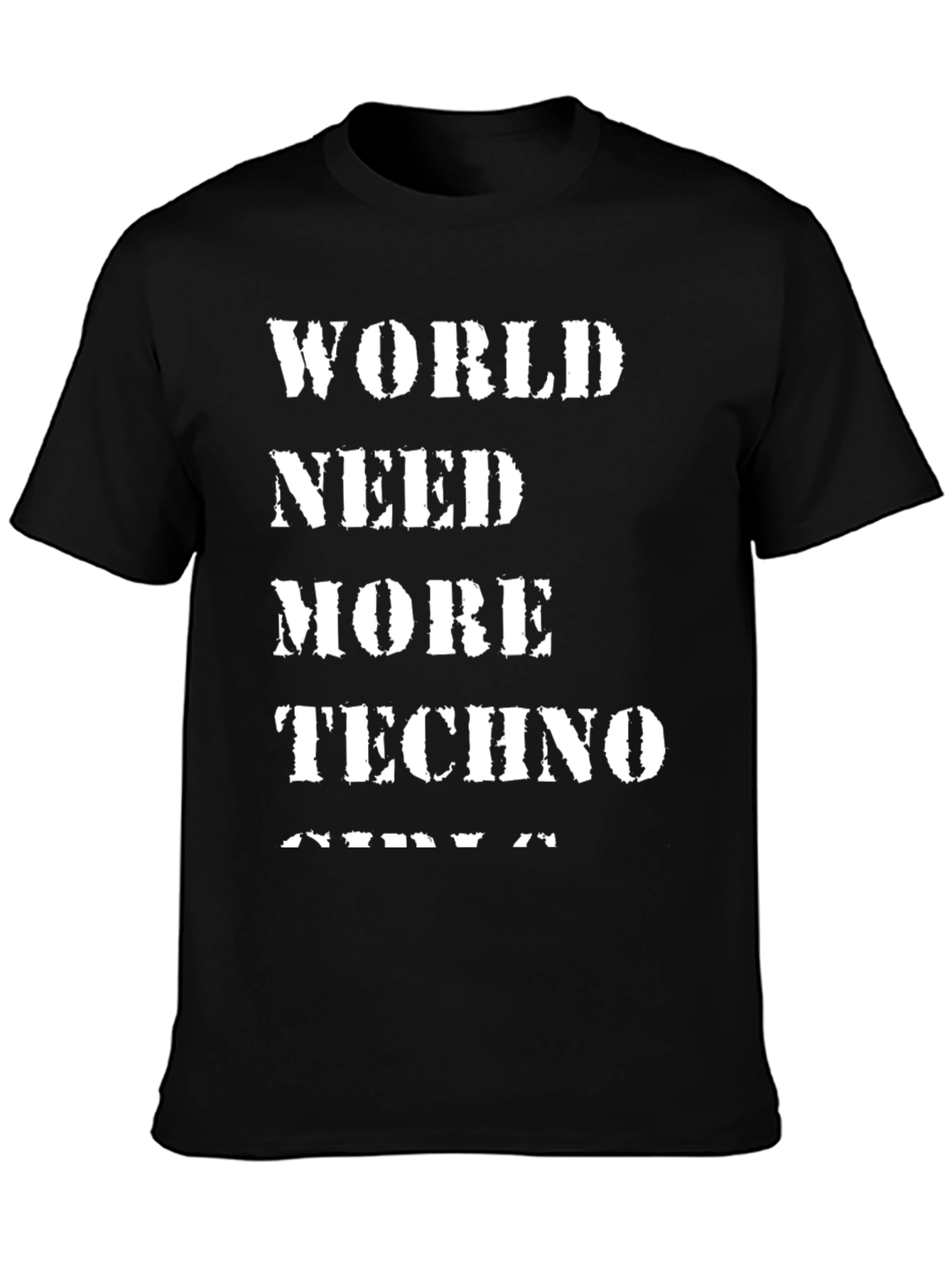 World Need More Techno Graphic Tee
