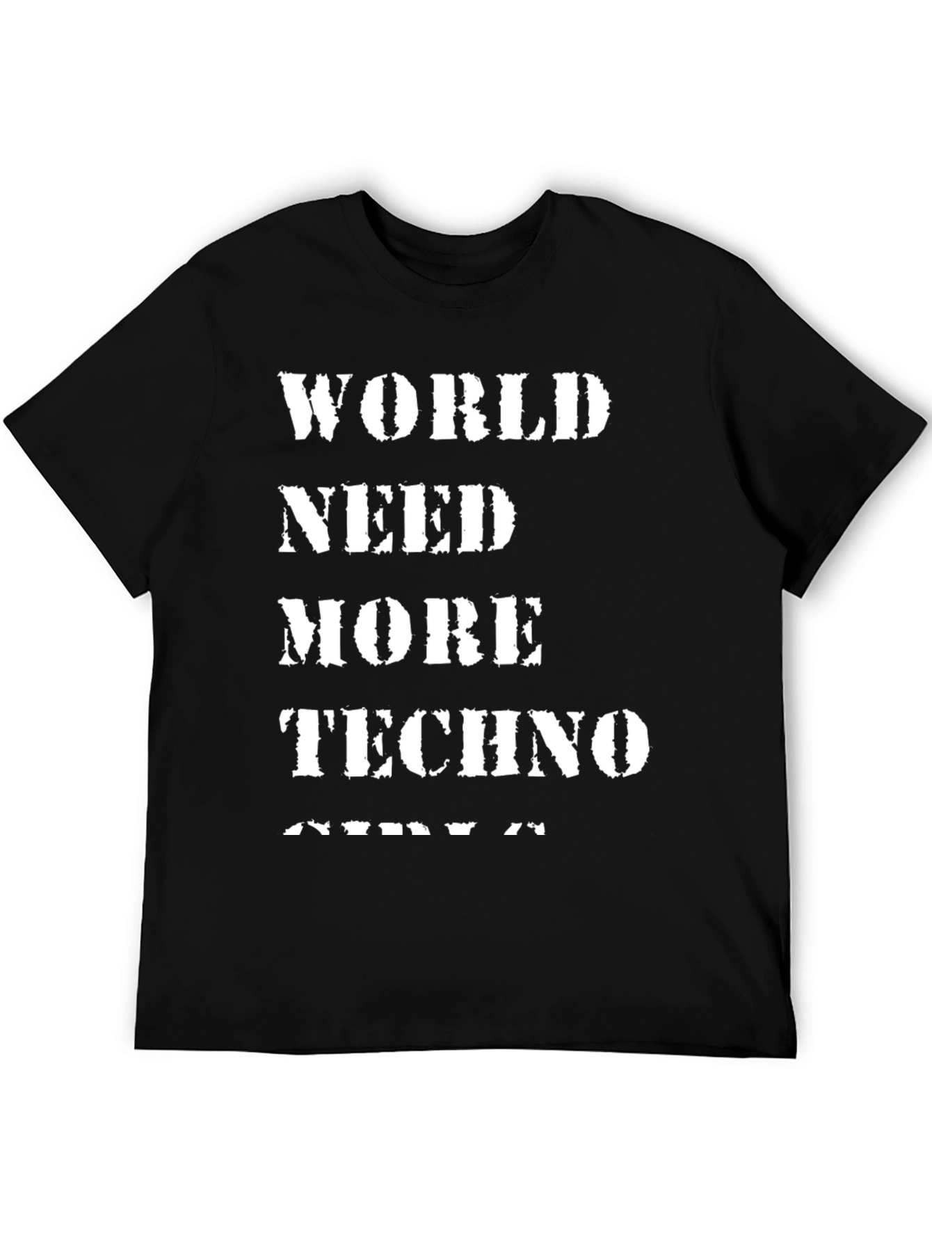 World Need More Techno Graphic Tee