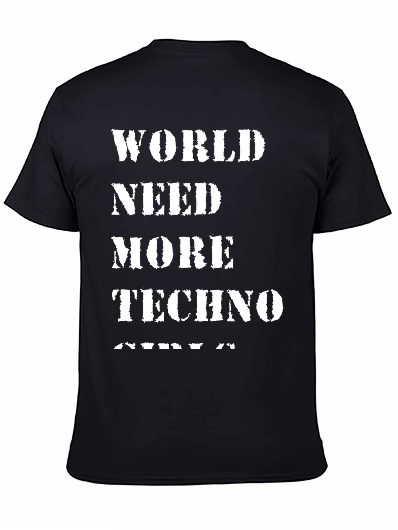 World Need More Techno Graphic Tee