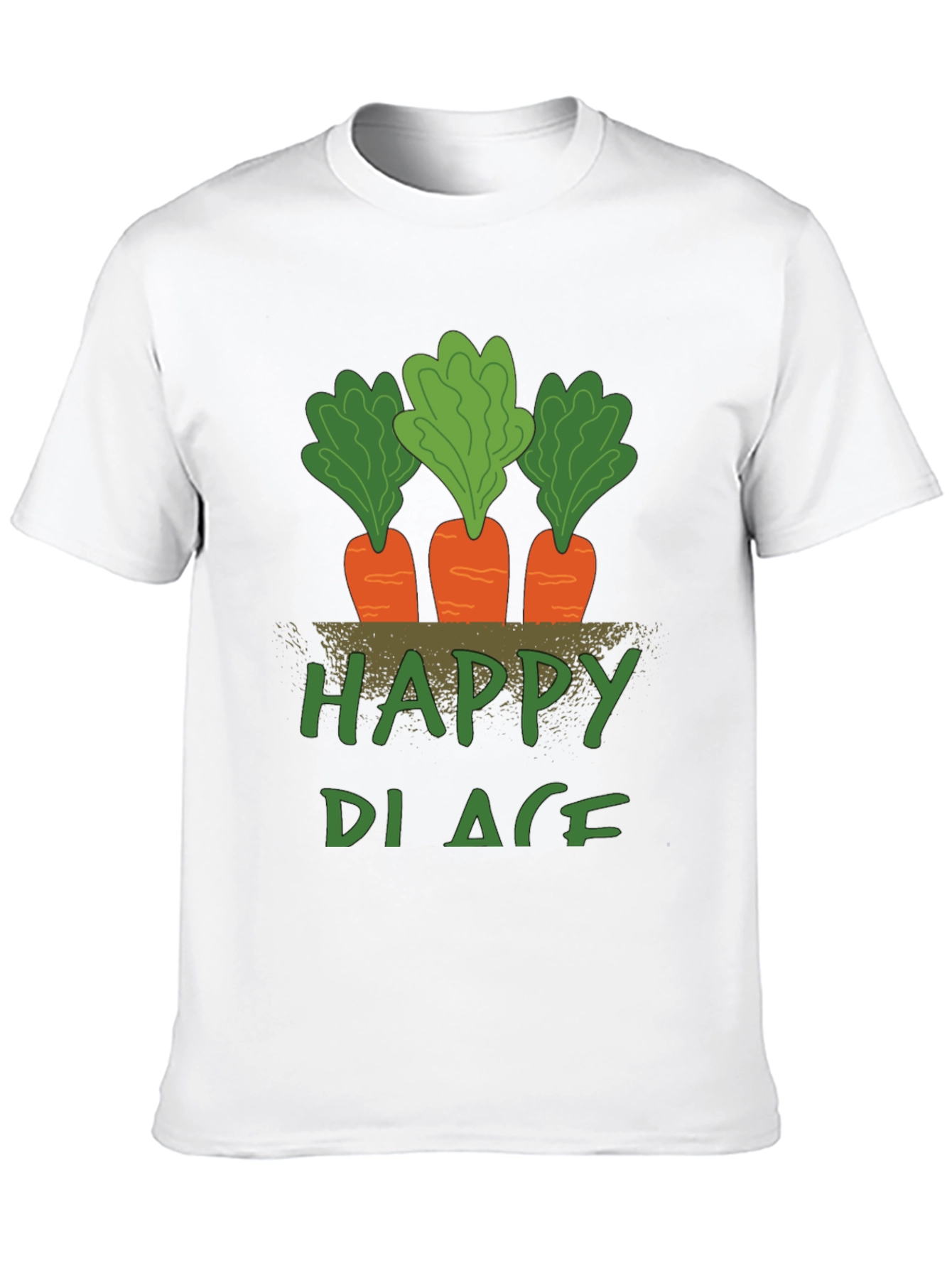Happy Place Carrot Graphic Tee - Unisex