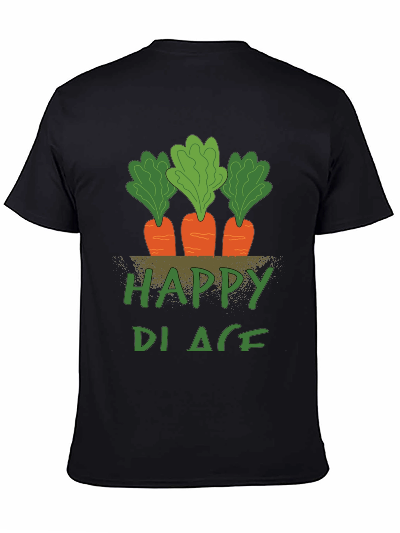 Happy Place Carrot Graphic Tee - Unisex