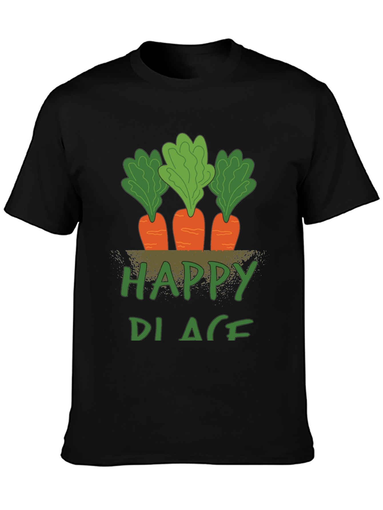 Happy Place Carrot Graphic Tee - Unisex