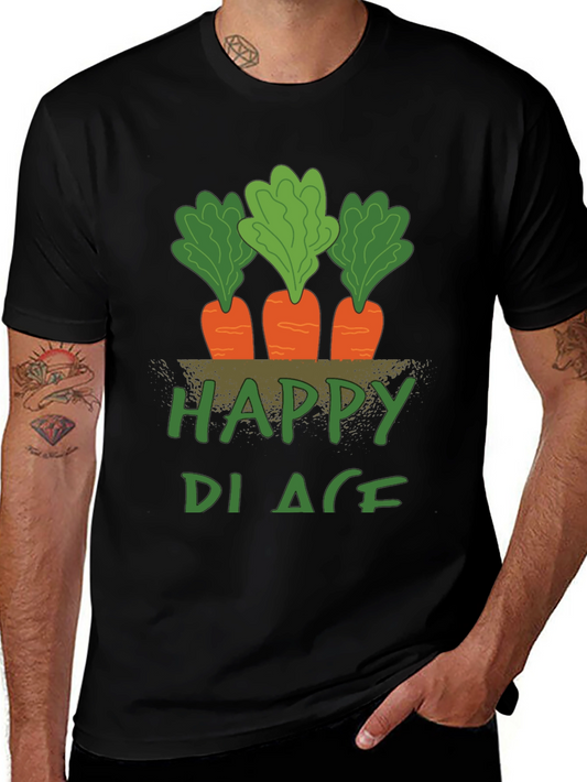 Happy Place Carrot Graphic Tee - Unisex