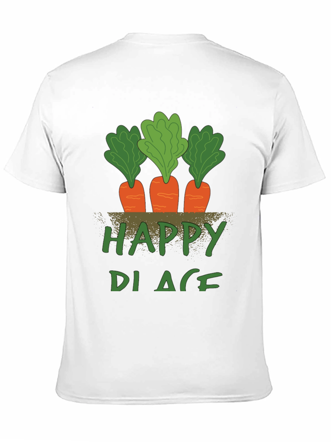 Happy Place Carrot Graphic Tee - Unisex