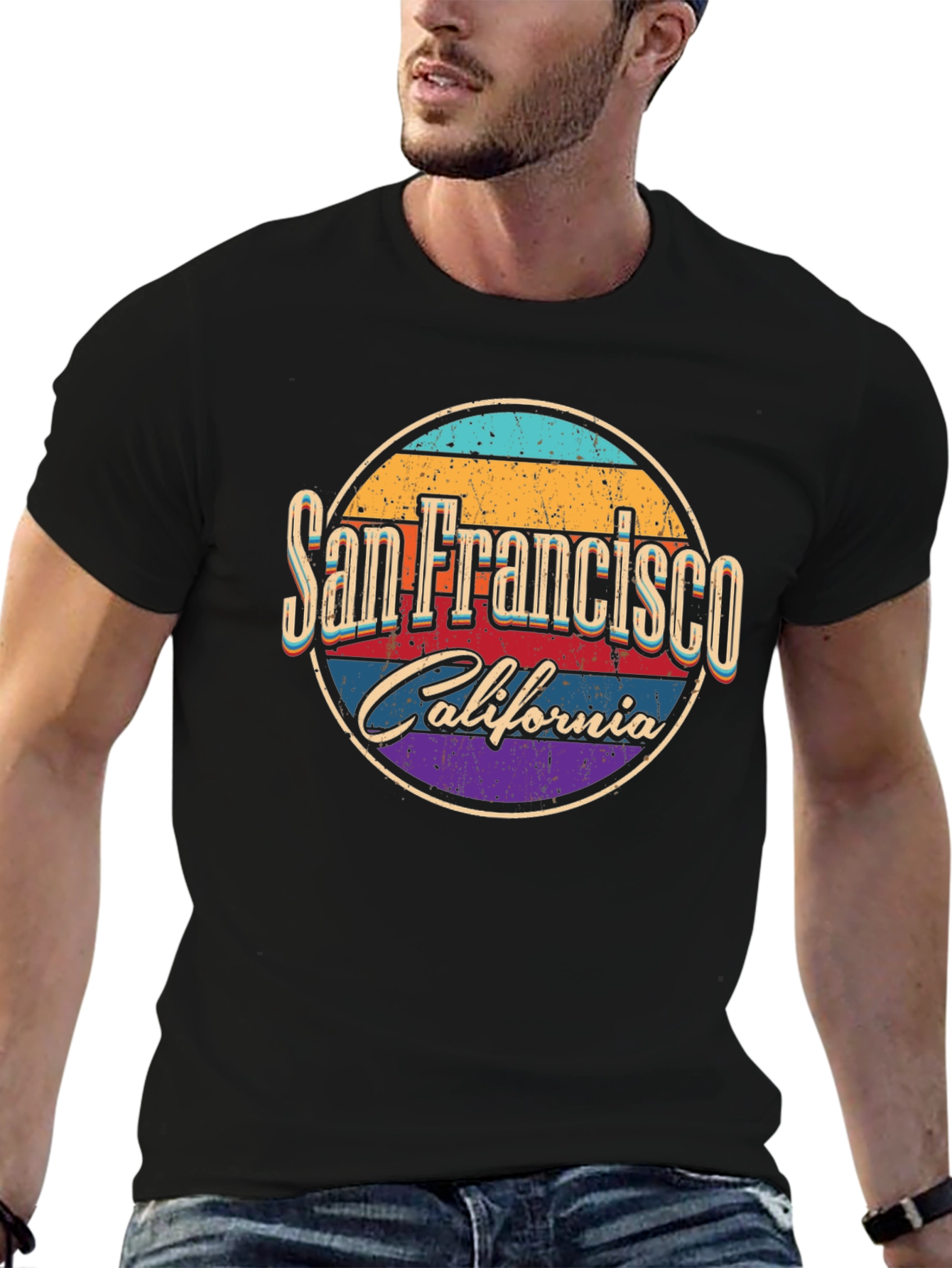 San Francisco California Retro T-Shirt