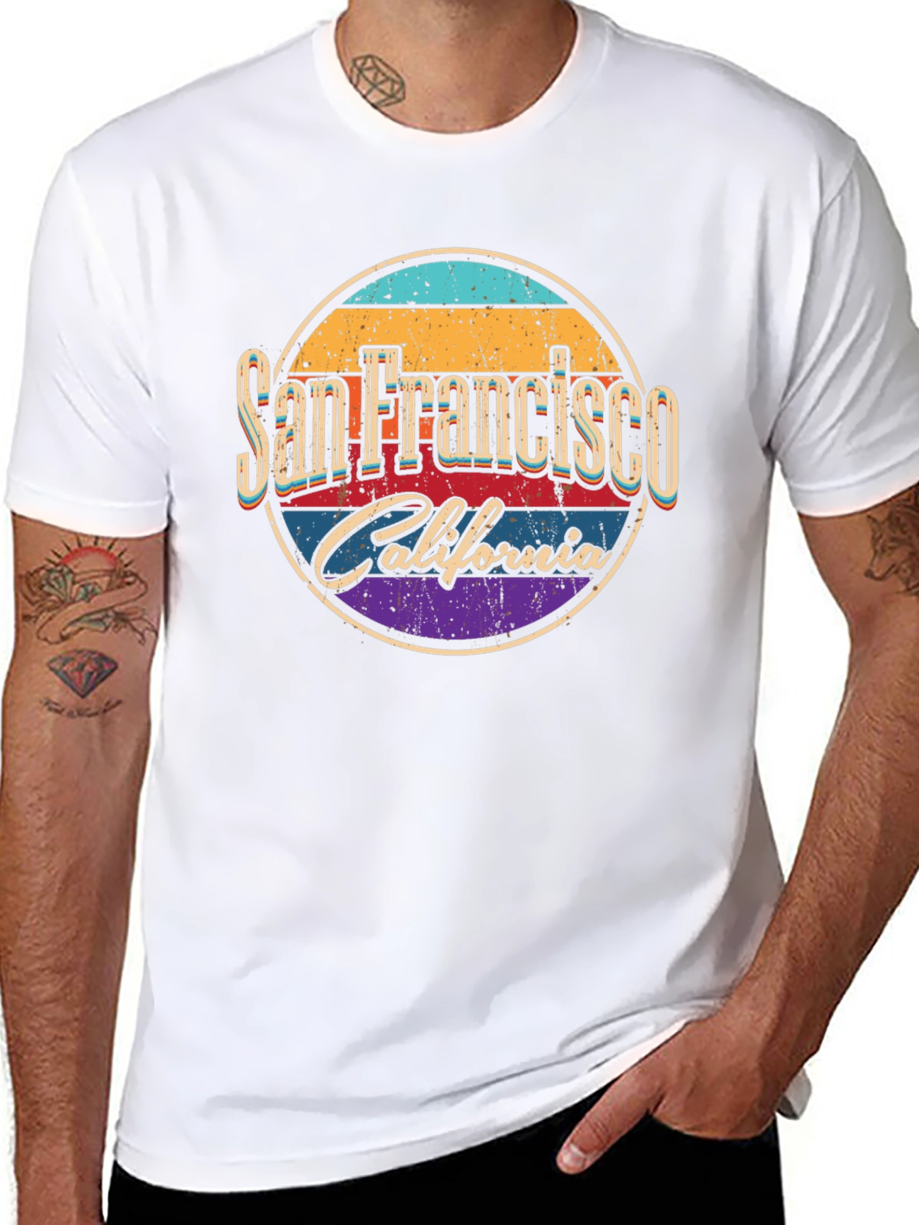 San Francisco California Retro T-Shirt