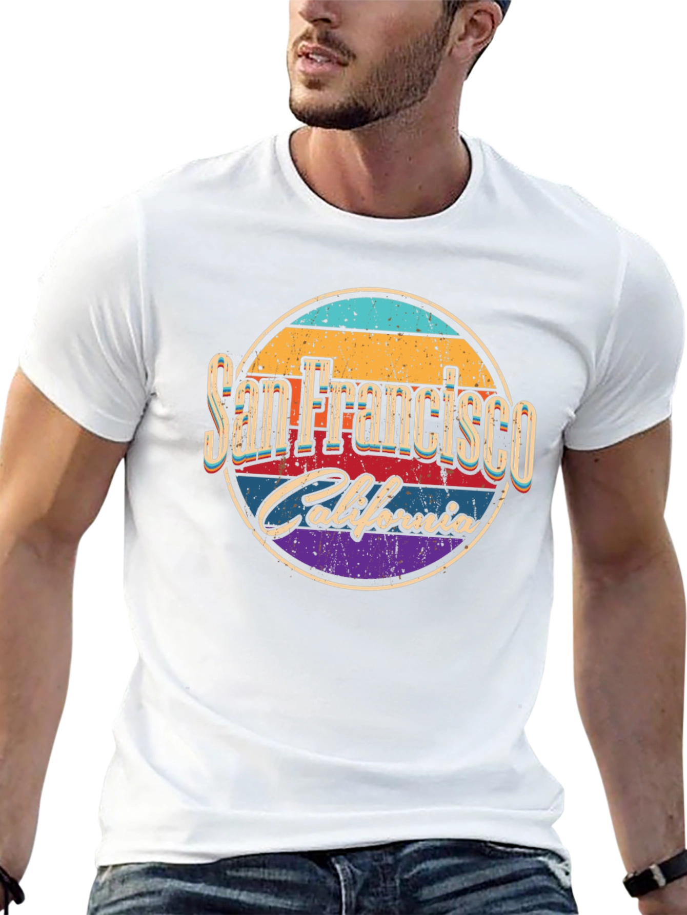 San Francisco California Retro T-Shirt