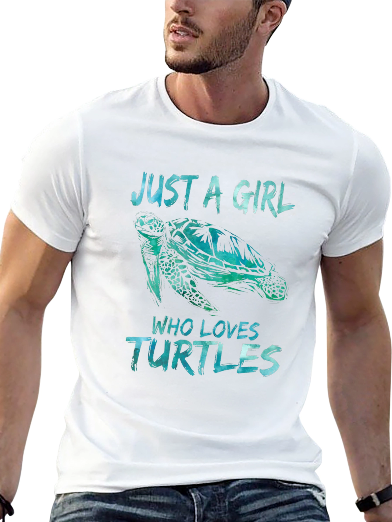Just A Girl Who Loves Turtles Graphic Tee