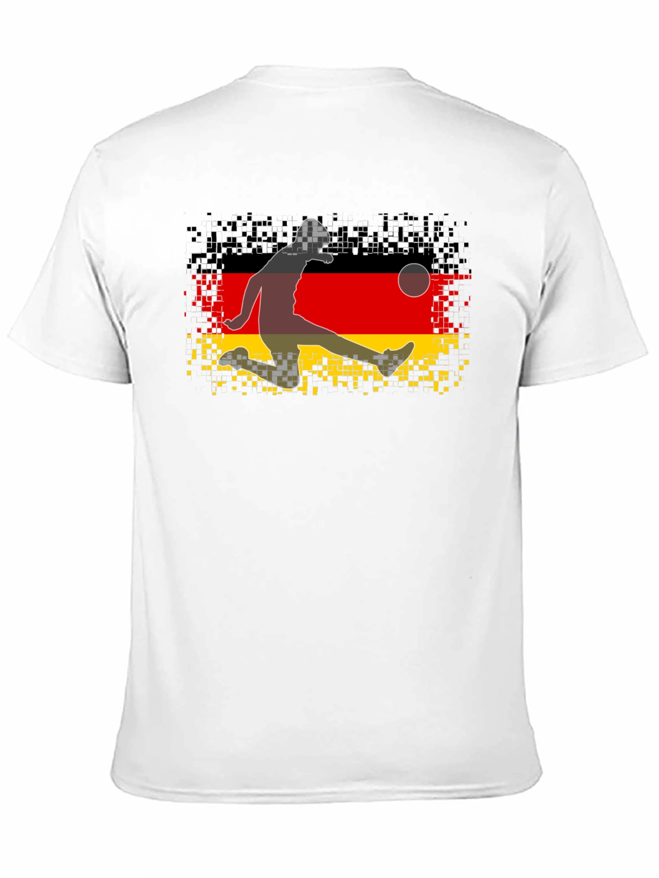 German Flag Soccer Player Graphic Tee