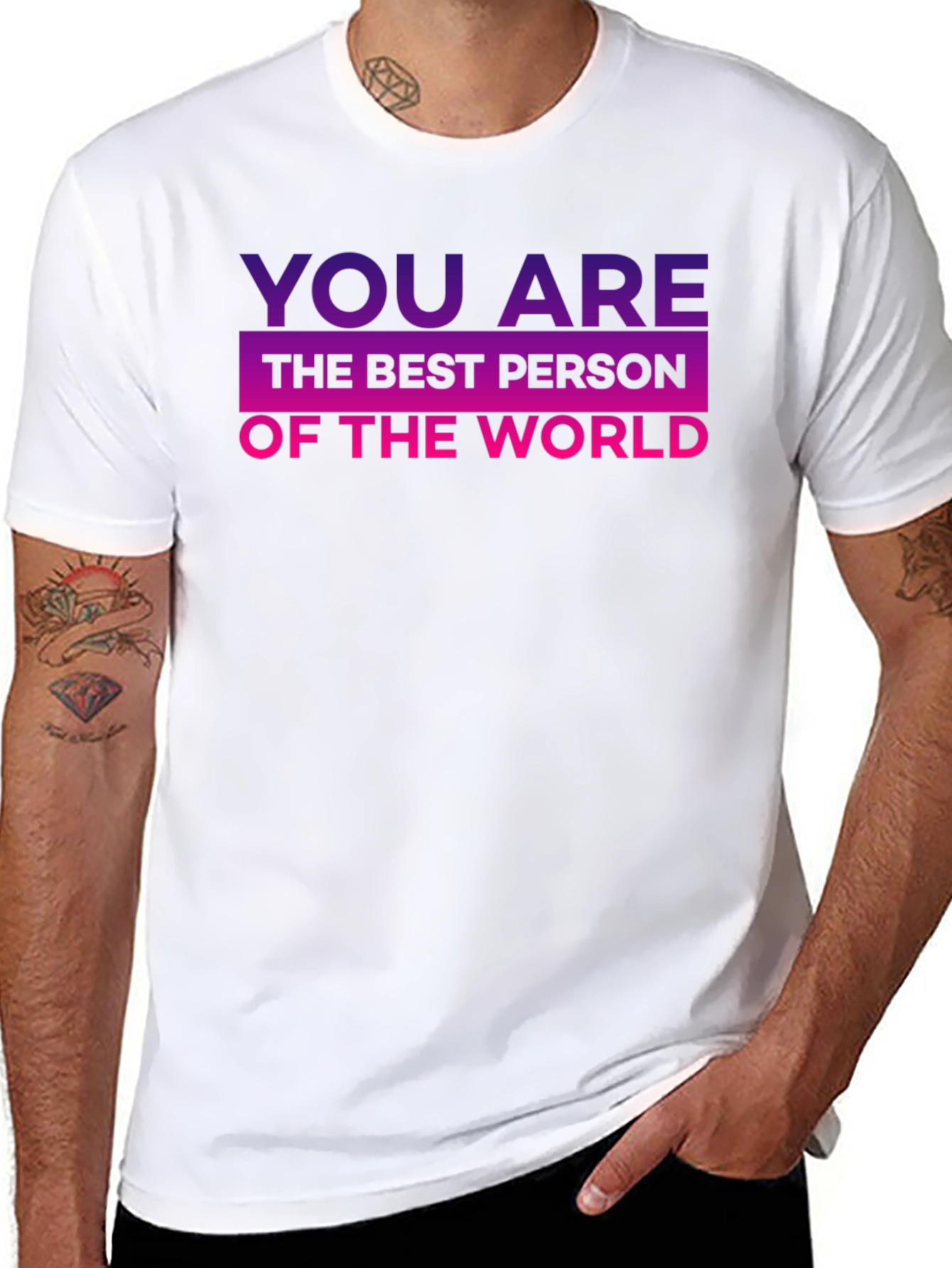Best Person T-Shirt - Motivational Tee