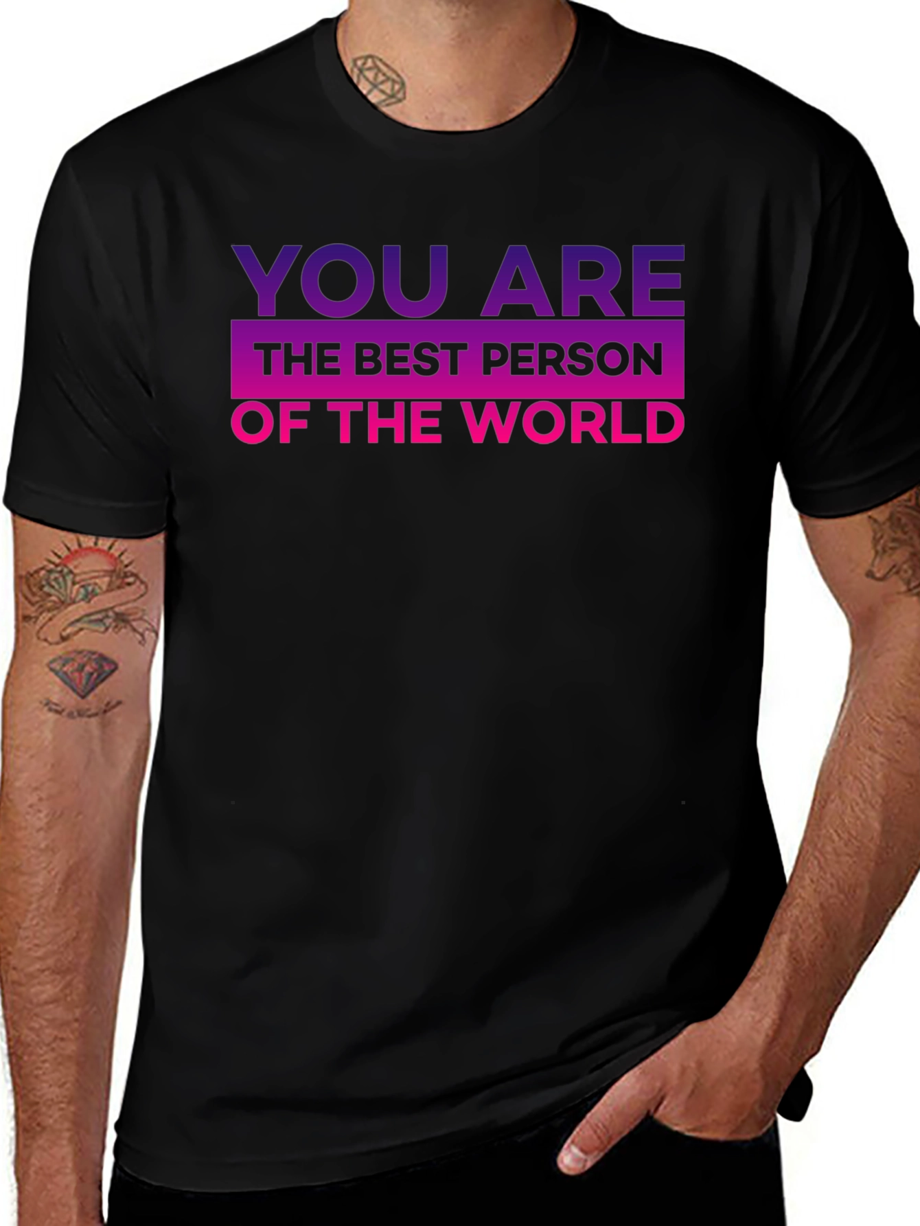 Best Person T-Shirt - Motivational Tee