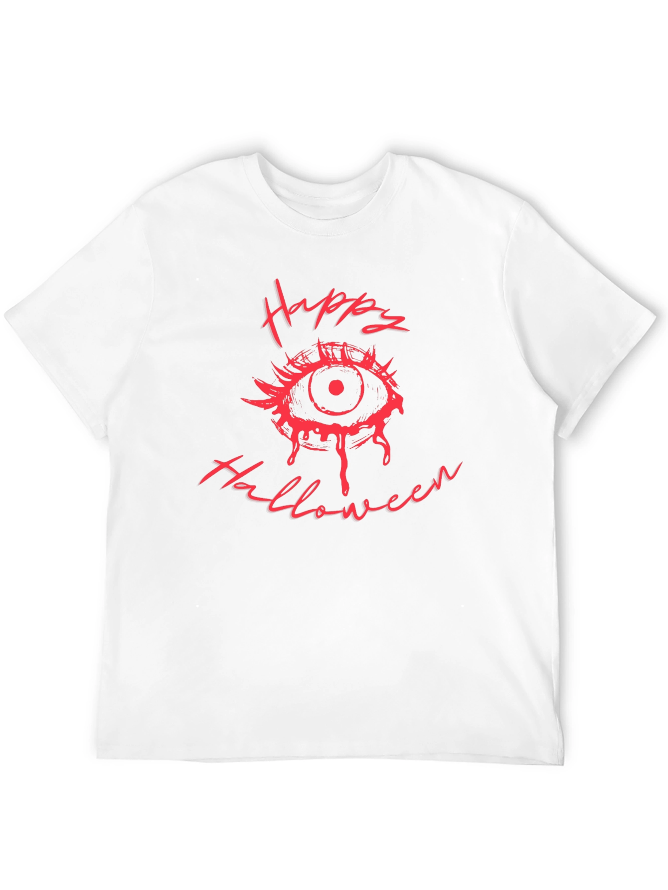 Happy Halloween Eye Graphic T-Shirt - Spooky Season