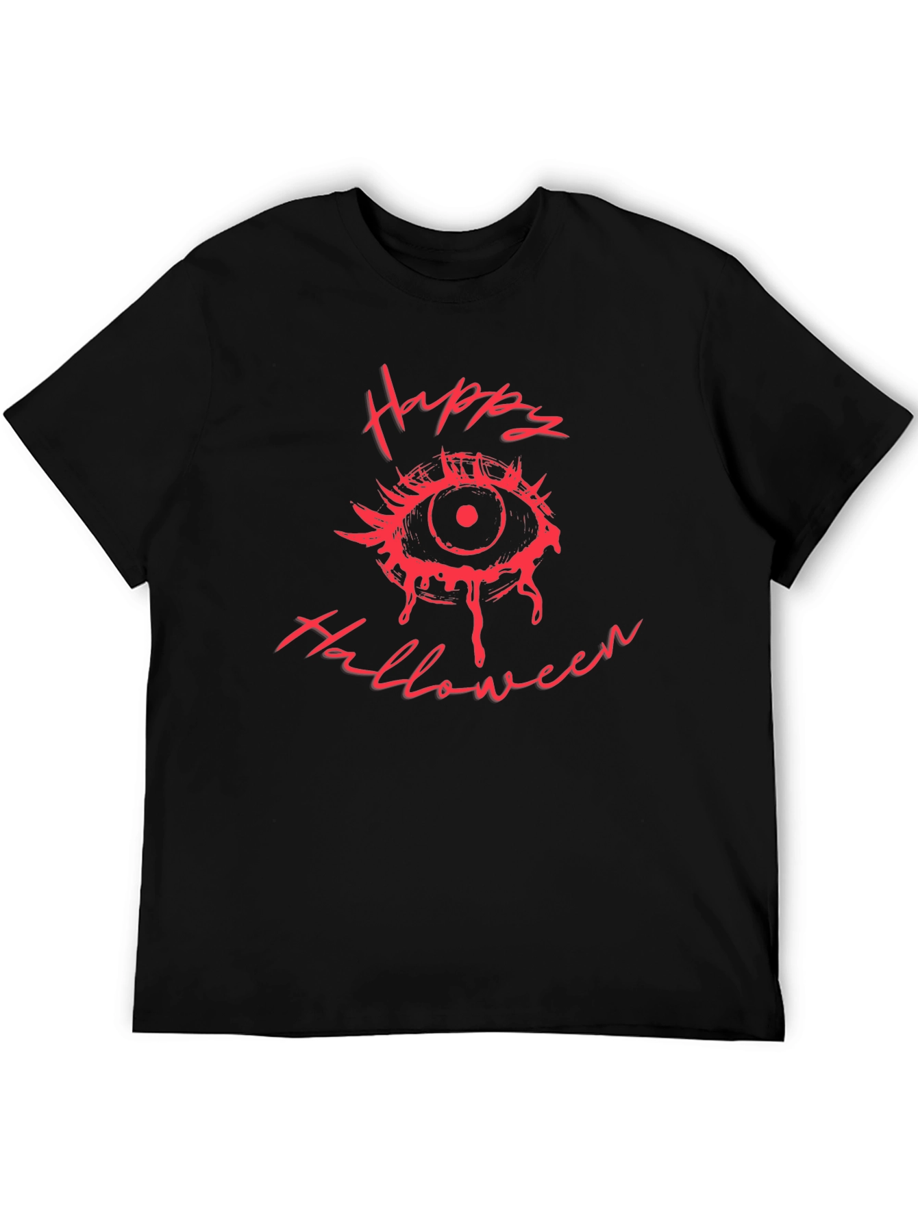 Happy Halloween Eye Graphic T-Shirt - Spooky Season