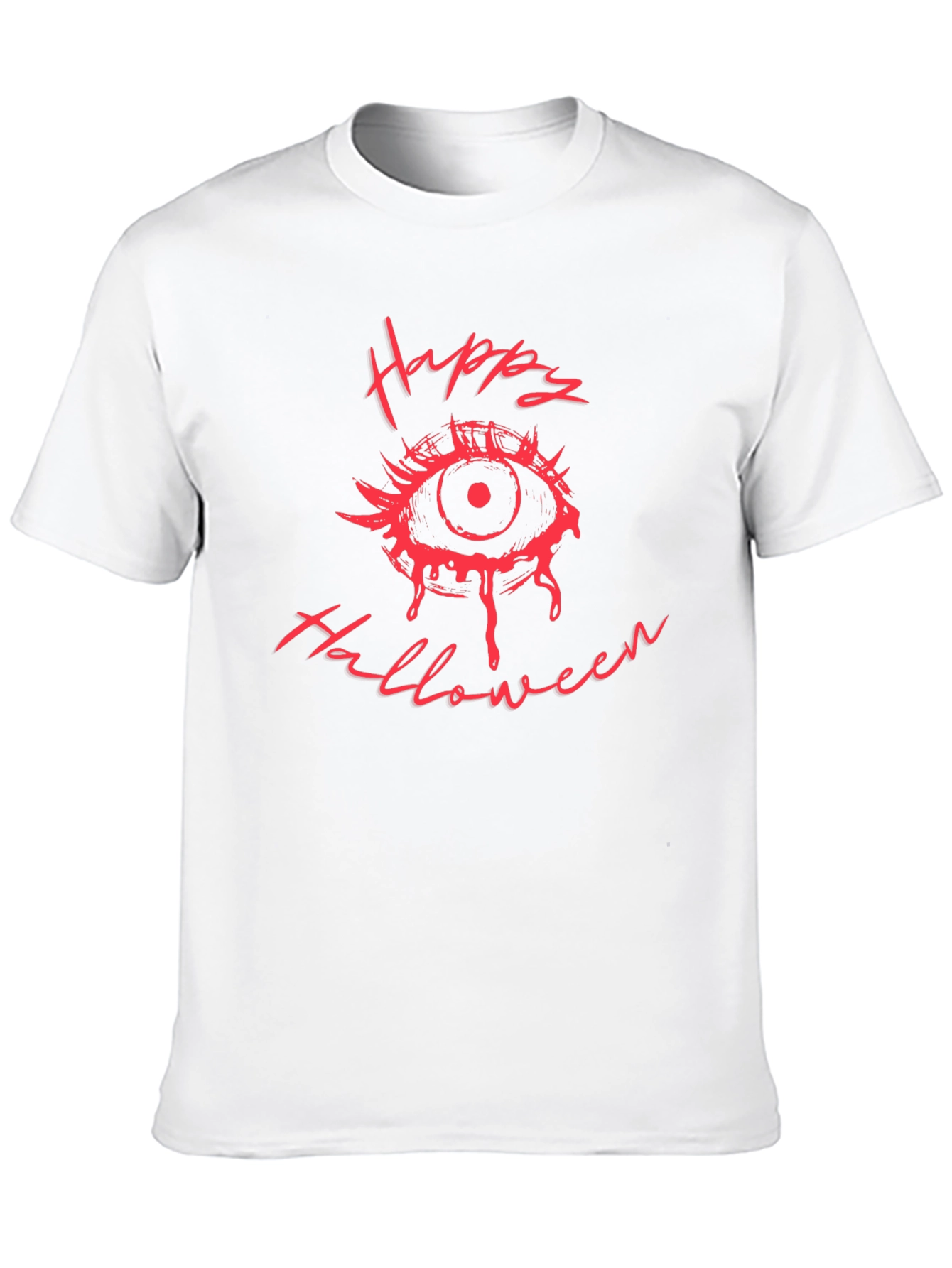 Happy Halloween Eye Graphic T-Shirt - Spooky Season