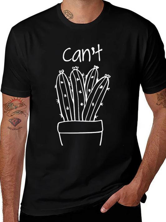 Cant Touch This Cactus Black T-Shirt