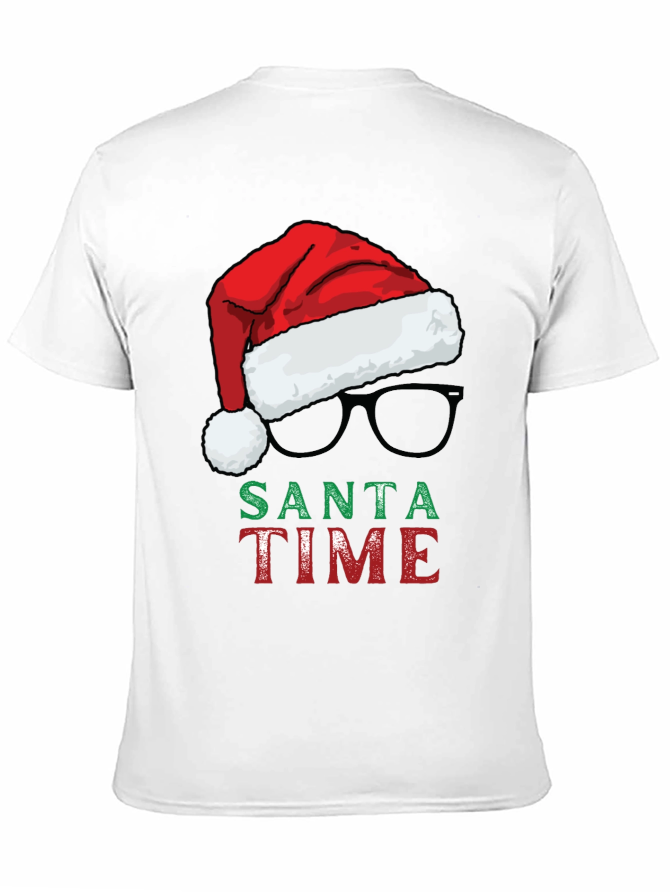 Santa Time Graphic T-Shirt Holiday Apparel