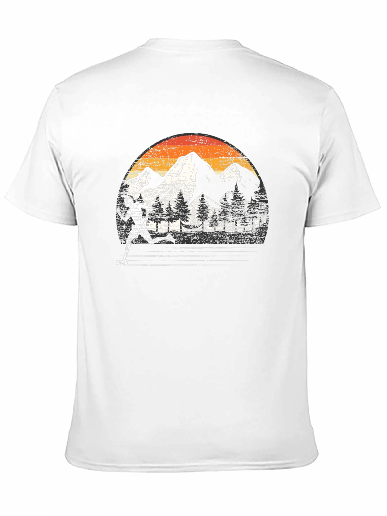 Retro Mountain Runner Graphic Tee