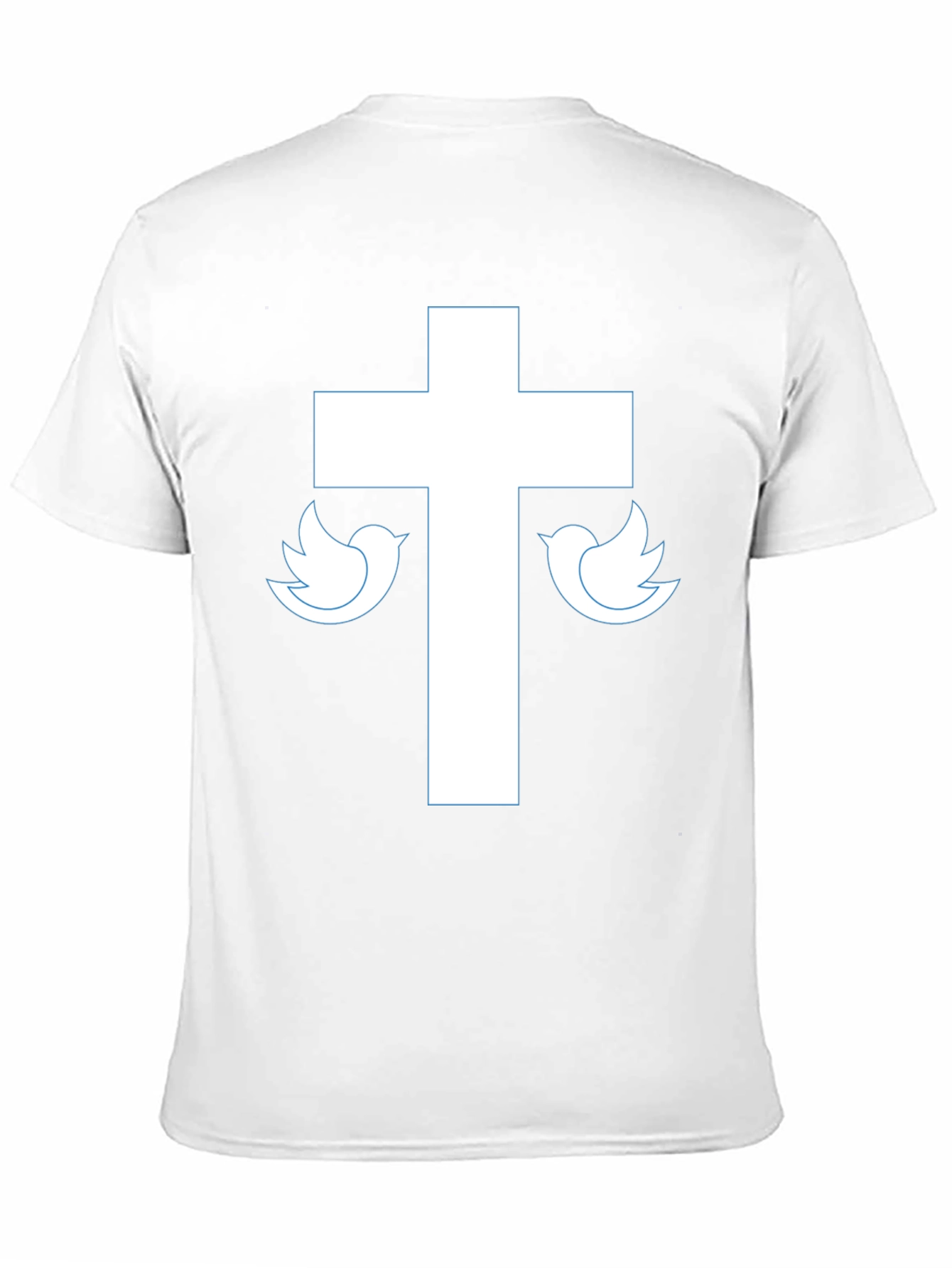 Cross & Dove Graphic Tee - Black Christian T-Shirt