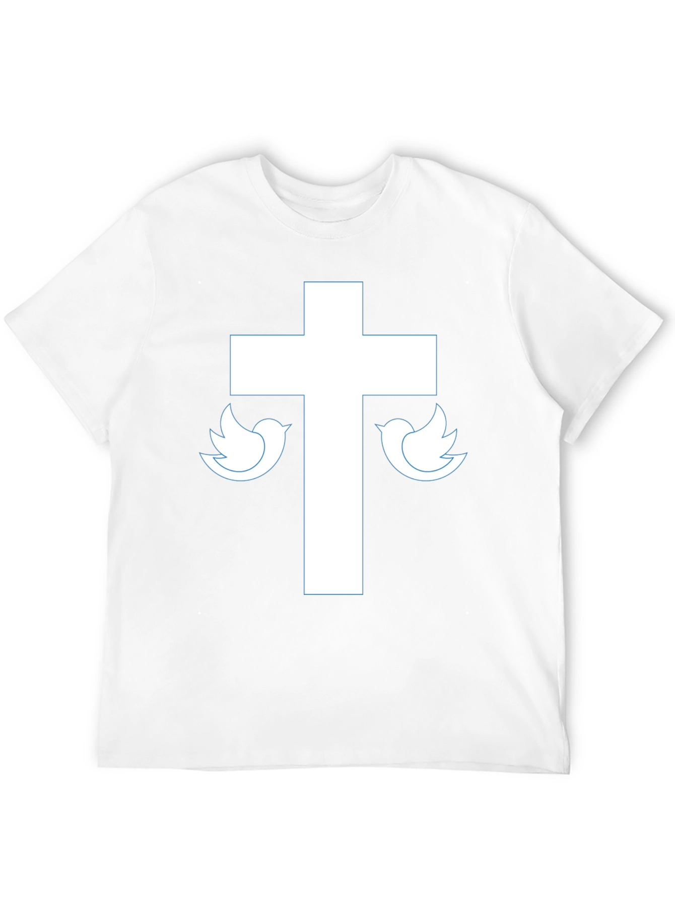 Cross & Dove Graphic Tee - Black Christian T-Shirt