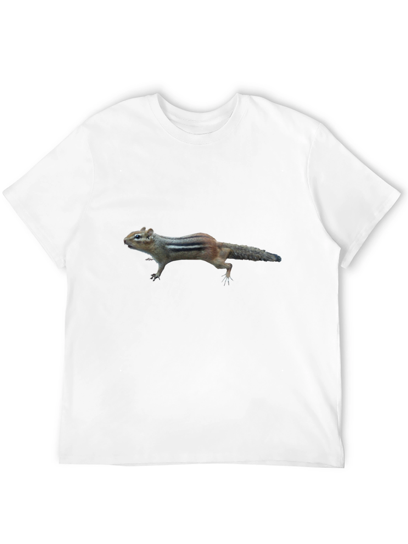 Chipmunk Graphic Tee - Unique Animal Print Shirt
