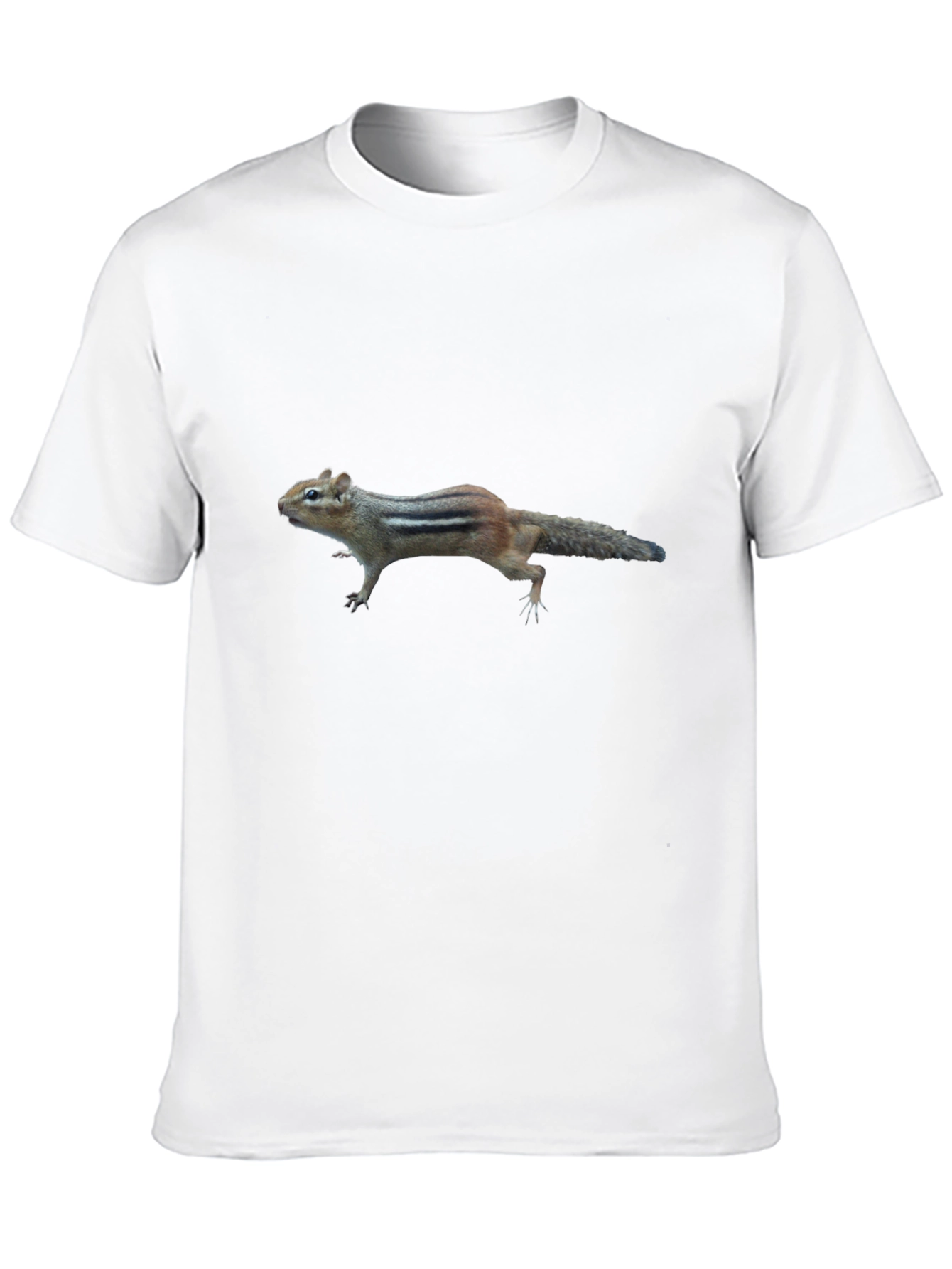 Chipmunk Graphic Tee - Unique Animal Print Shirt