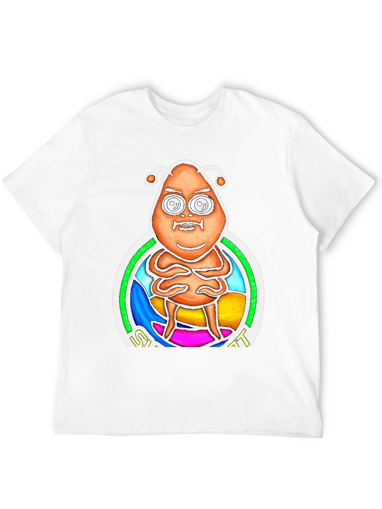 Alien Graphic Print Tee - Quirky Novelty T-Shirt