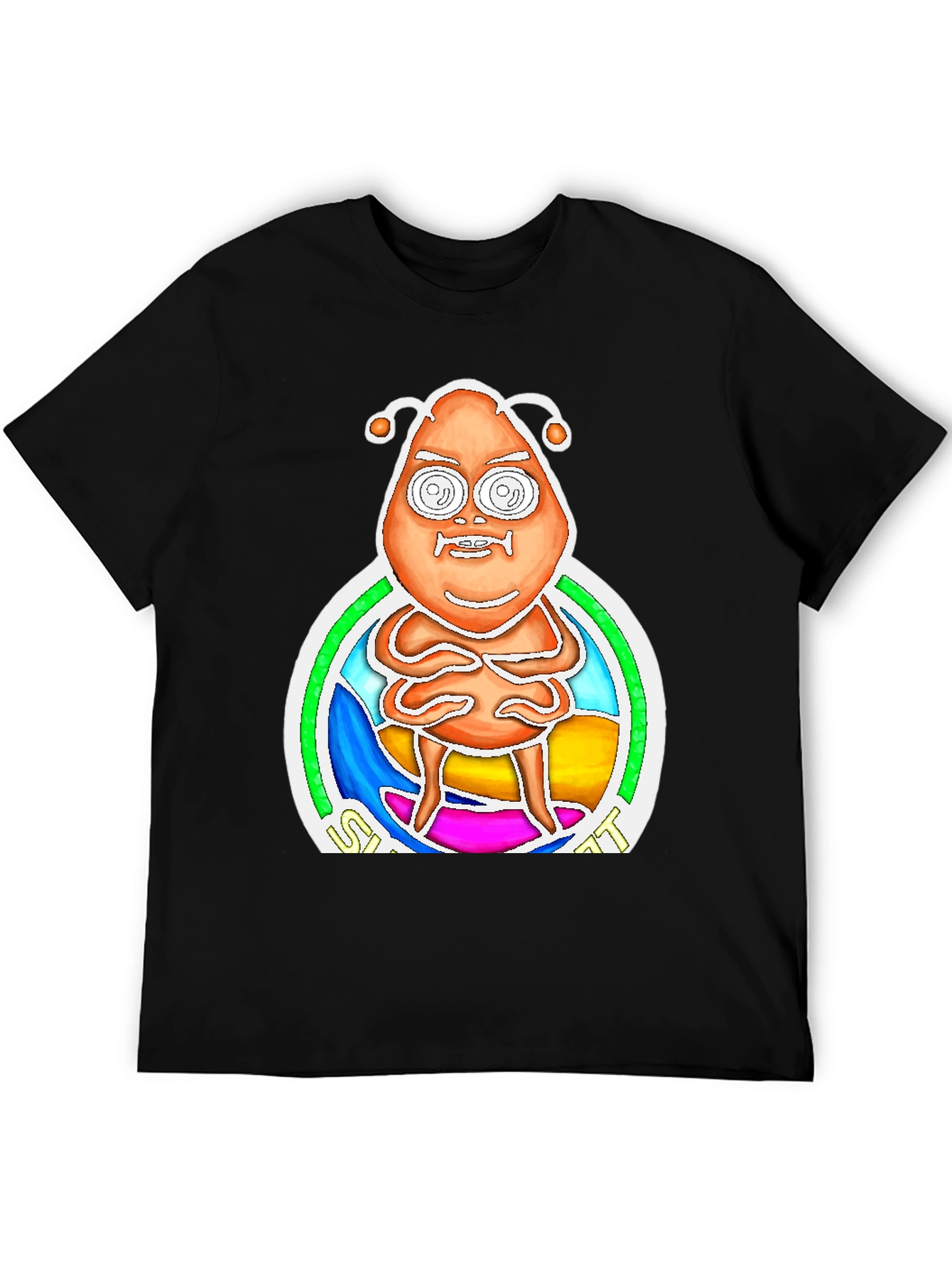 Alien Graphic Print Tee - Quirky Novelty T-Shirt