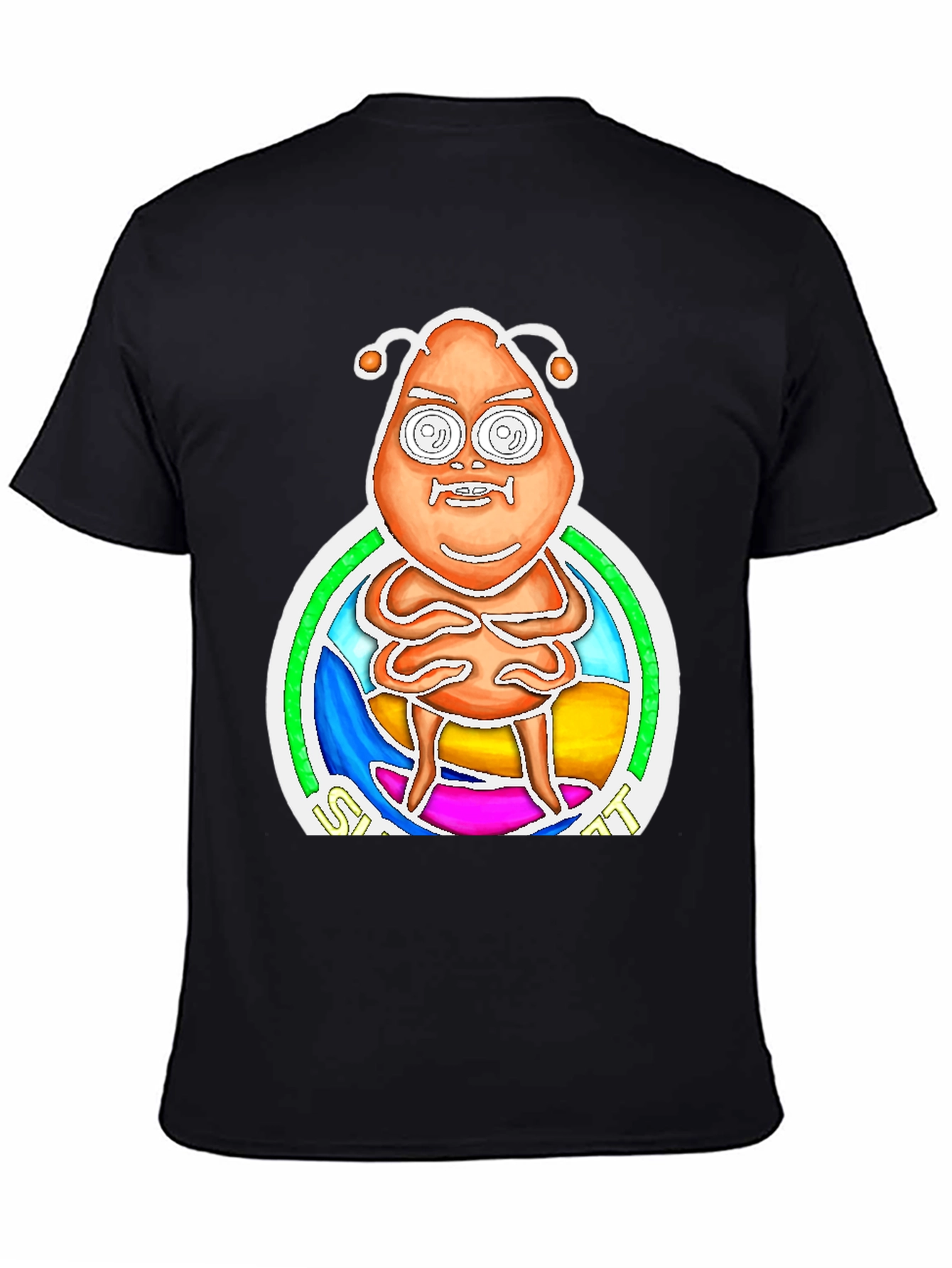 Alien Graphic Print Tee - Quirky Novelty T-Shirt