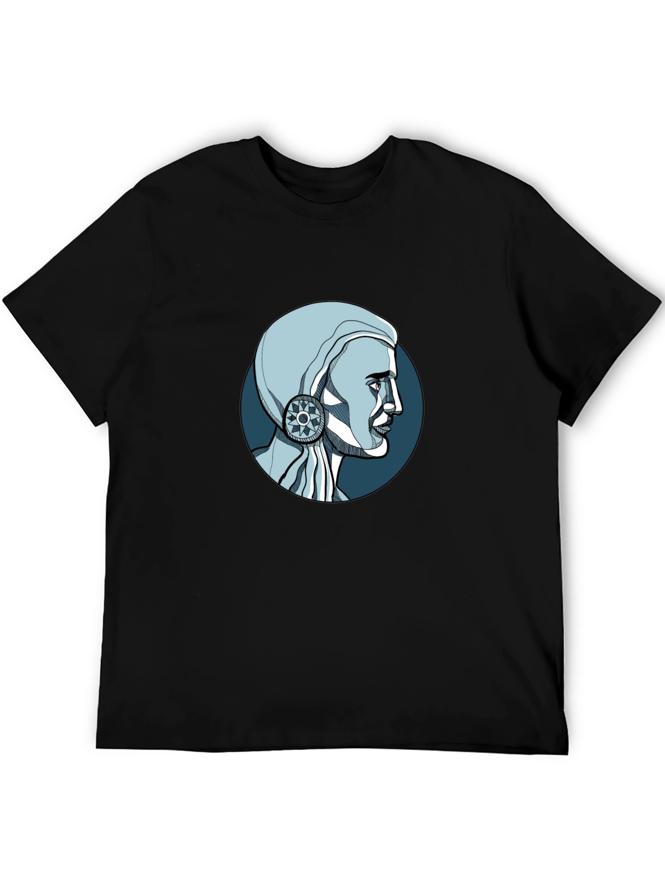 Unique Graphic Print T-Shirt - Artistic Design