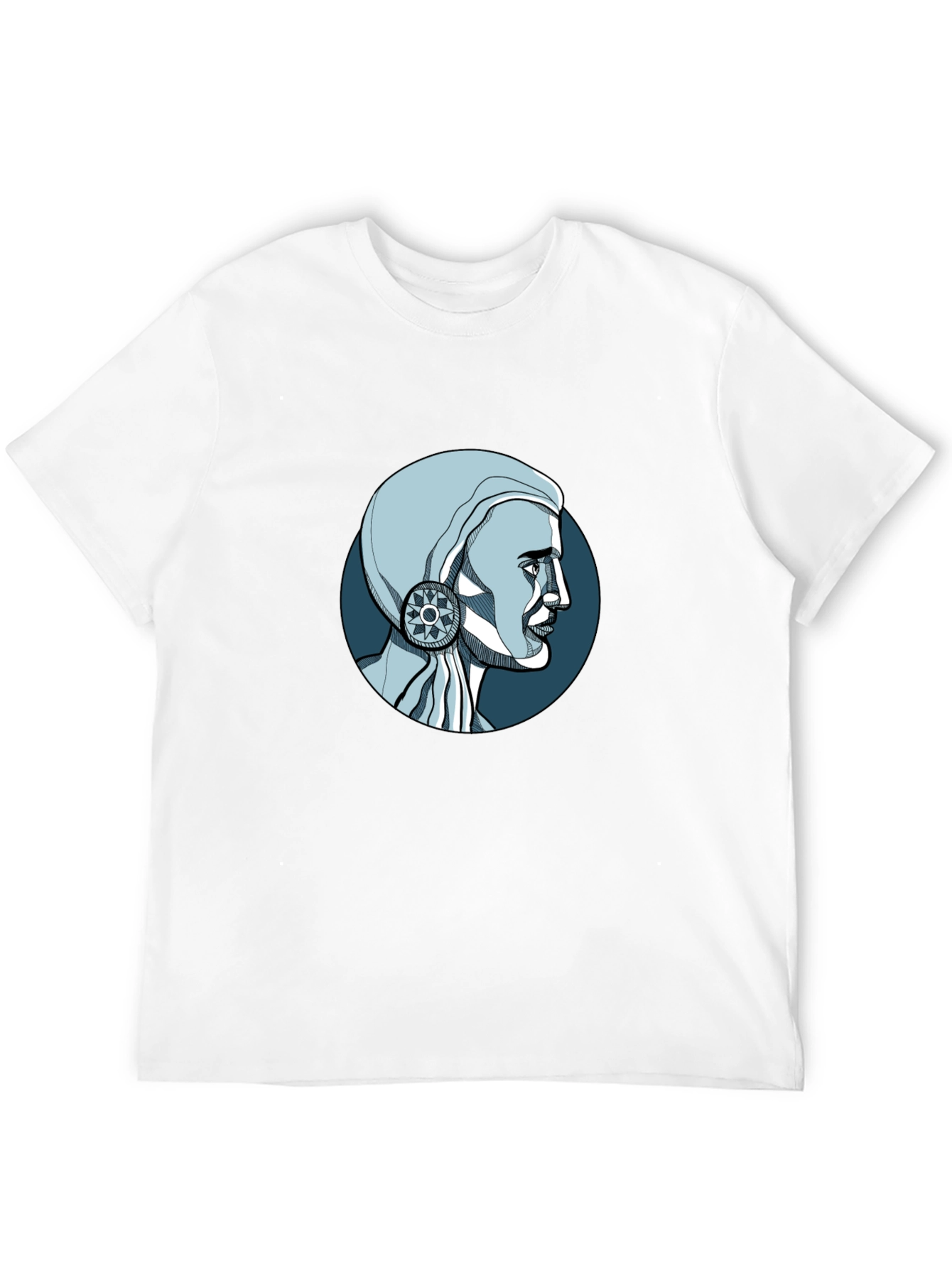 Unique Graphic Print T-Shirt - Artistic Design