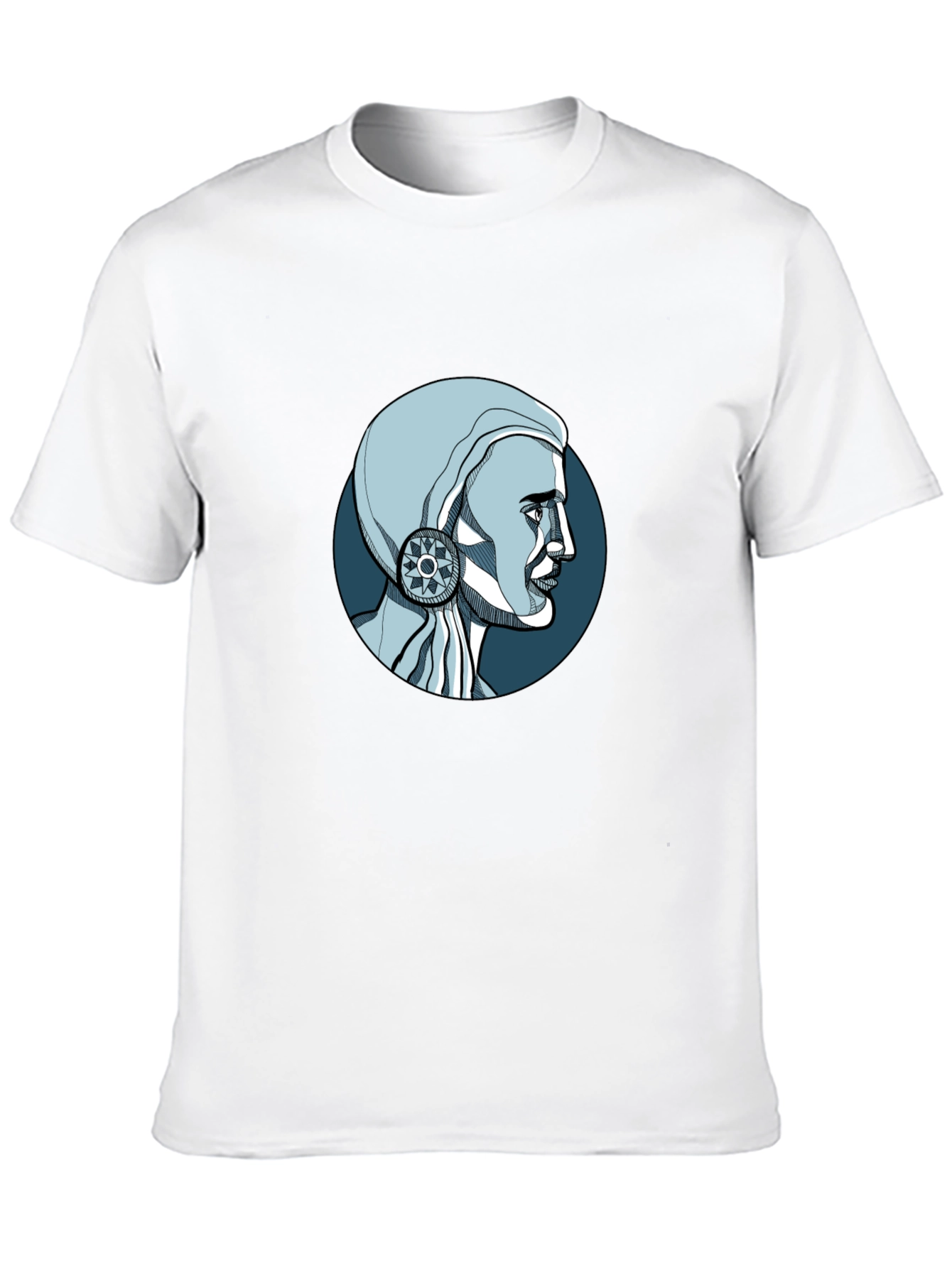 Unique Graphic Print T-Shirt - Artistic Design
