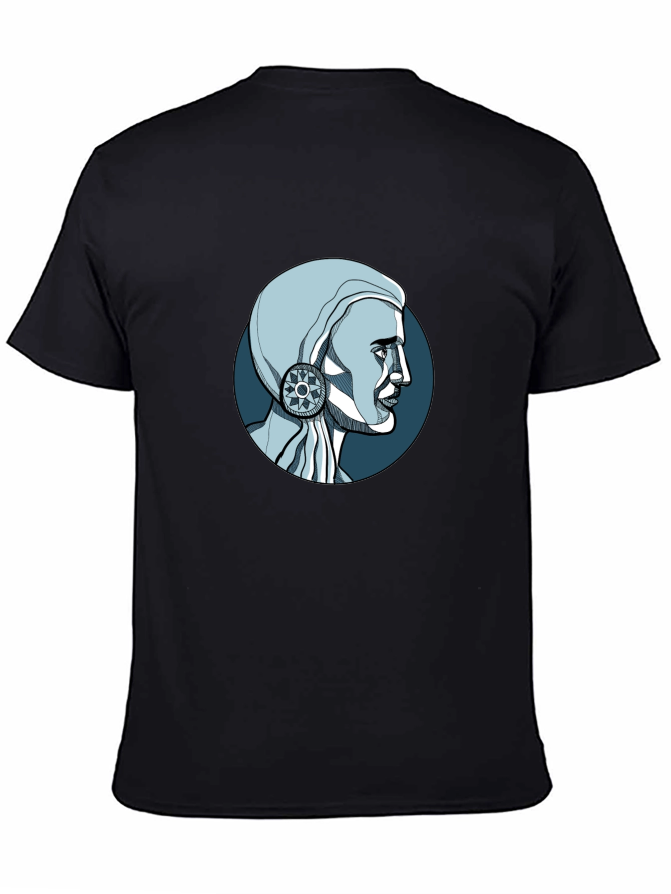 Unique Graphic Print T-Shirt - Artistic Design
