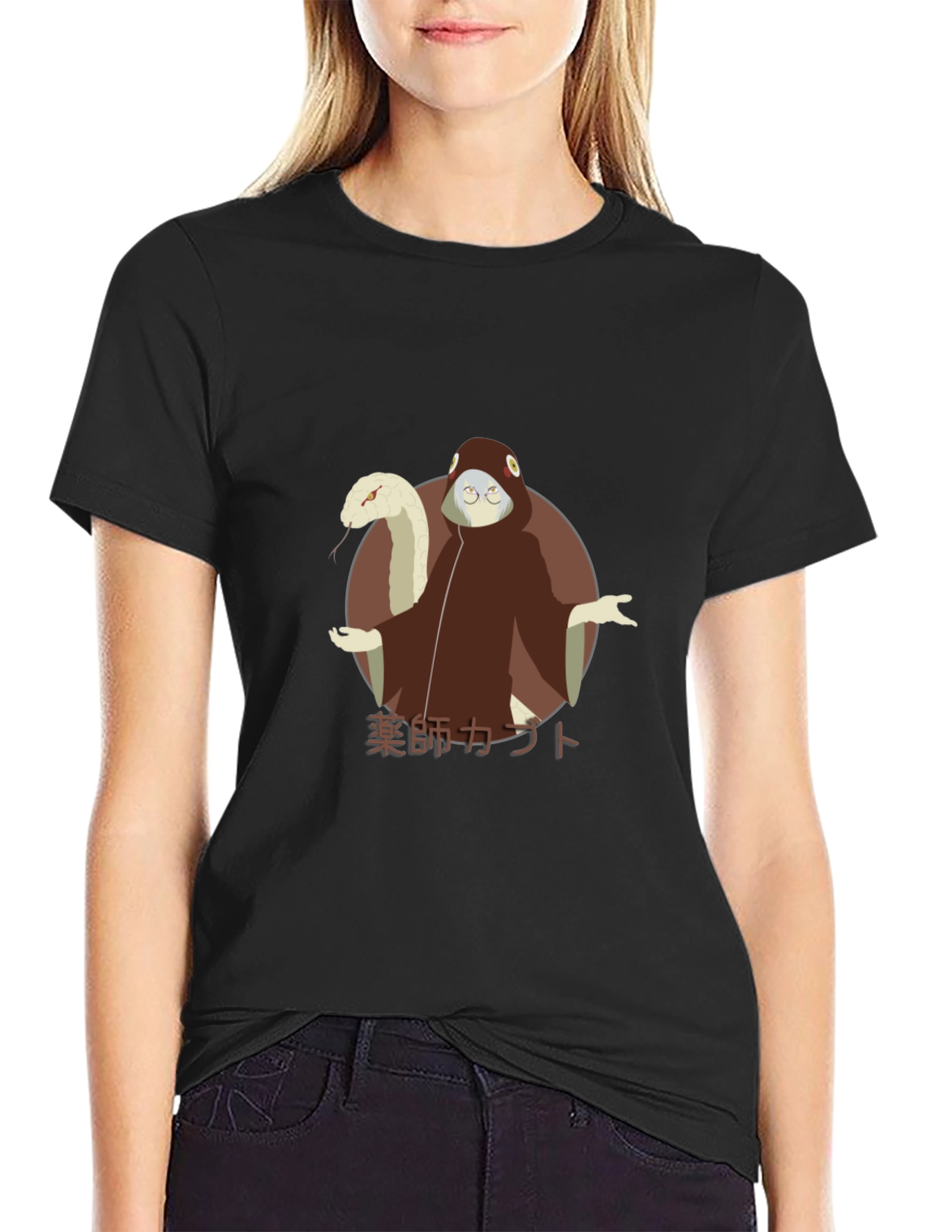 Anime Kabuto Yakushi Graphic T-Shirt