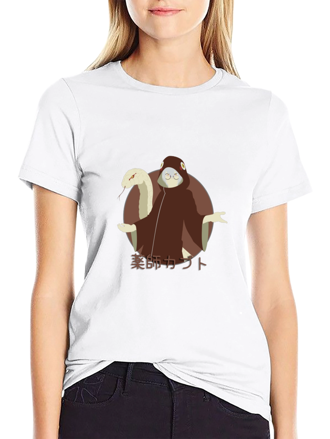 Anime Kabuto Yakushi Graphic T-Shirt