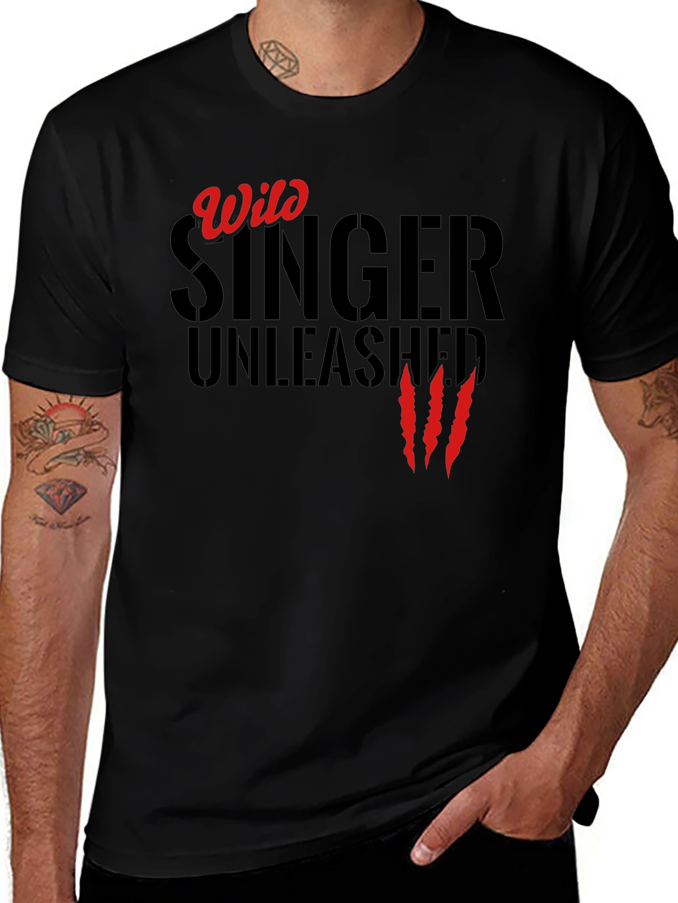 Wild Singer Unleashed T-Shirt - Black