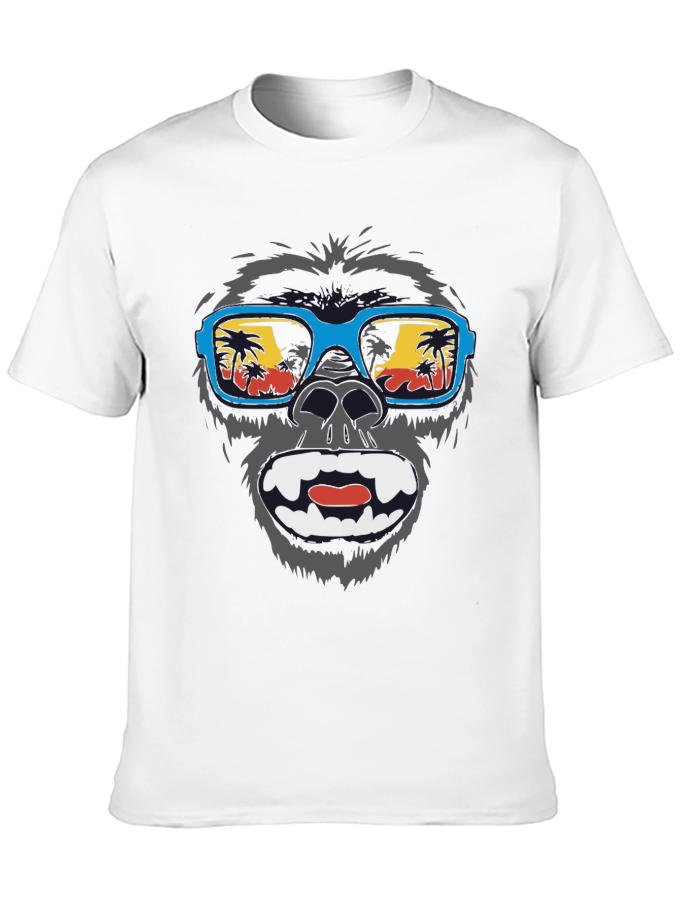 Cool Gorilla Beach T-Shirt - Summer Vibes