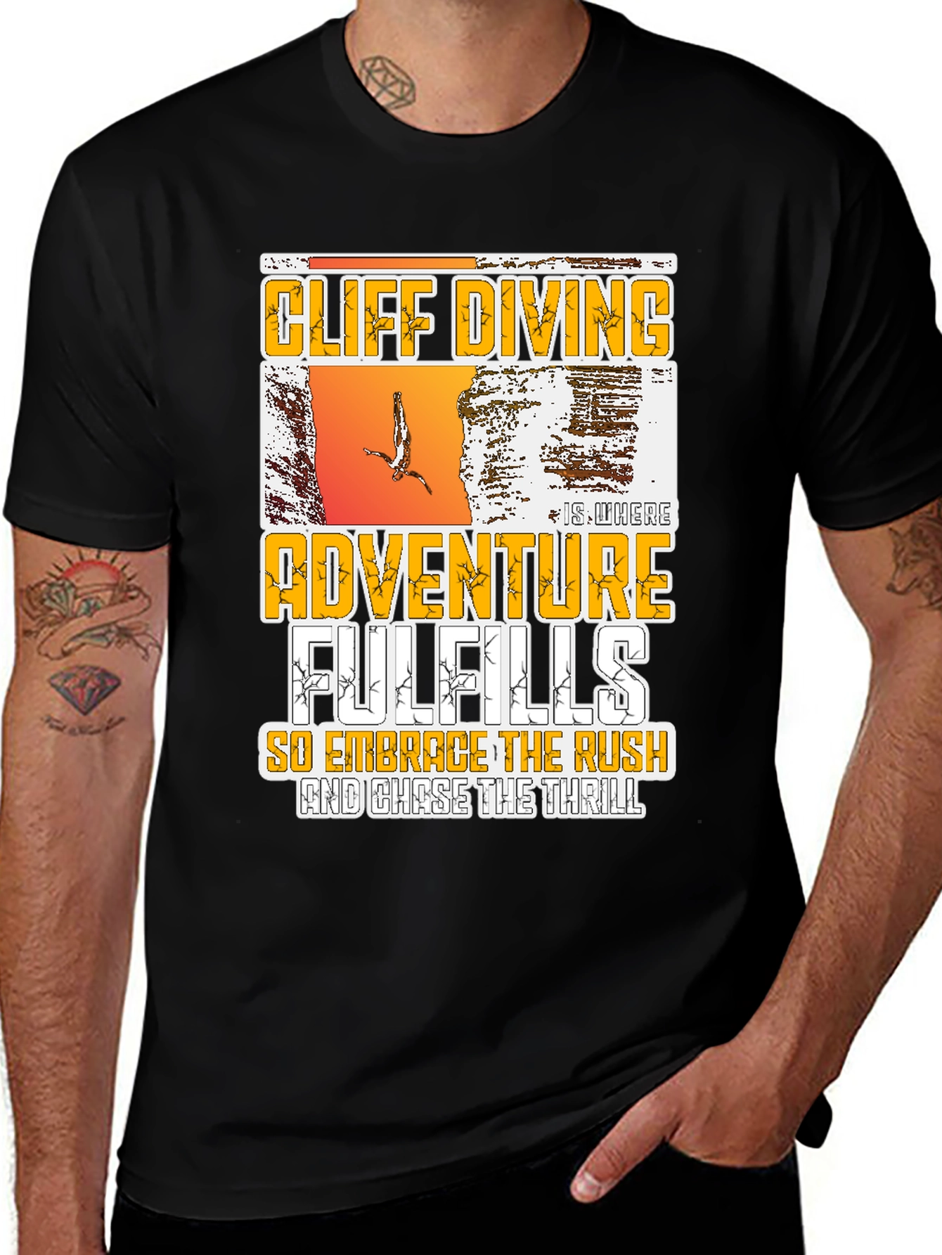 Cliff Diving Adventure T-Shirt