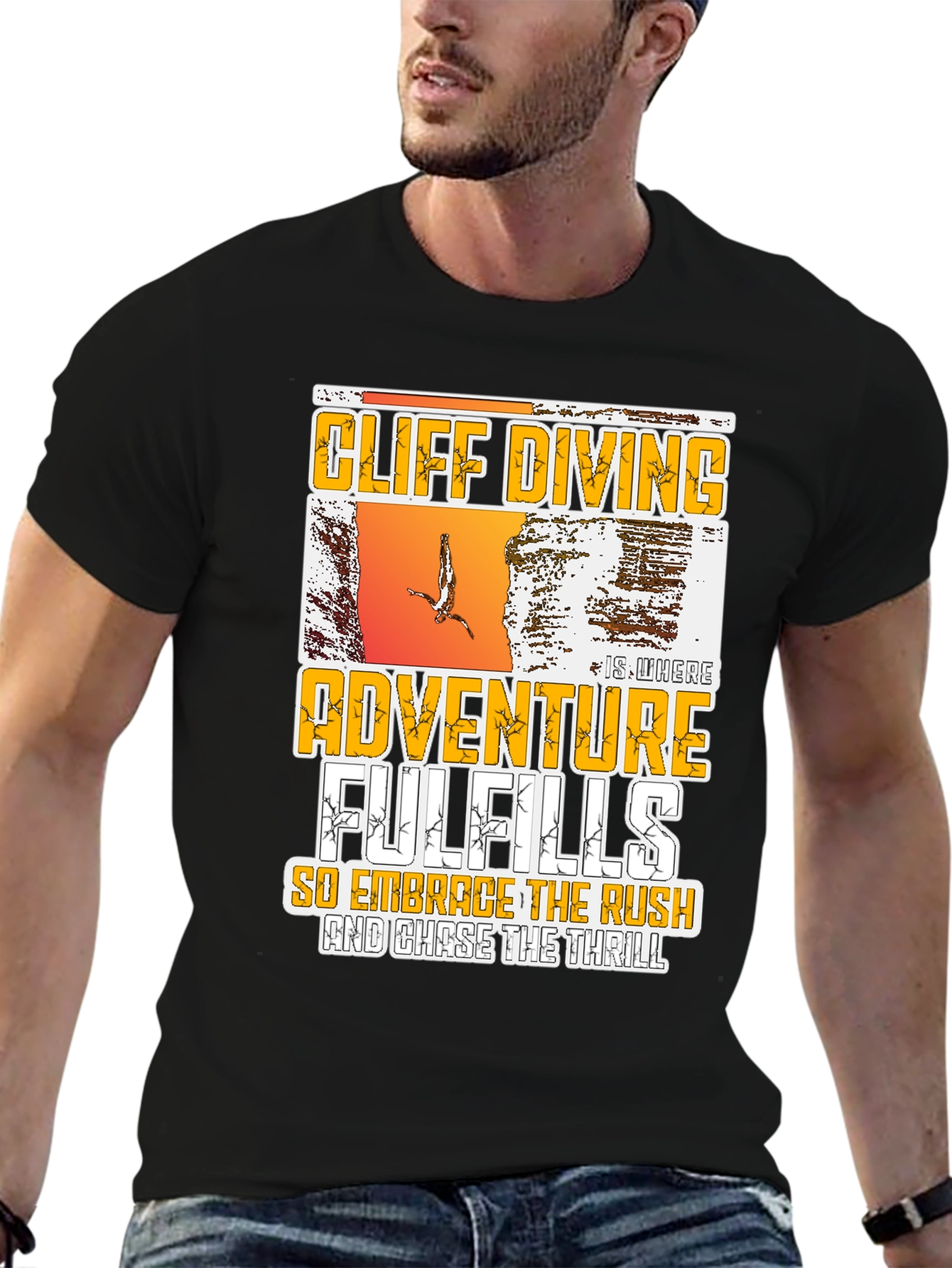 Cliff Diving Adventure T-Shirt