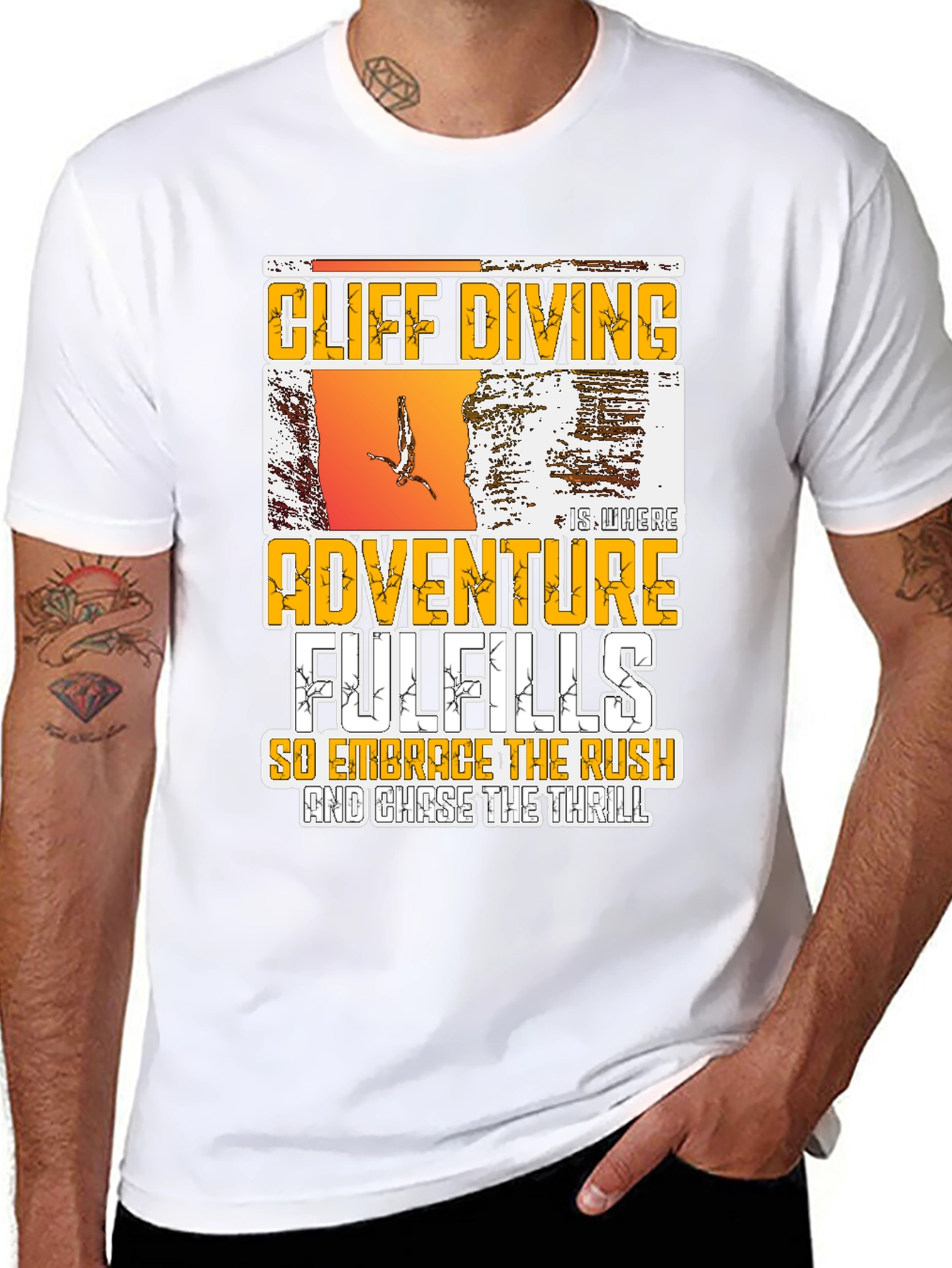 Cliff Diving Adventure T-Shirt