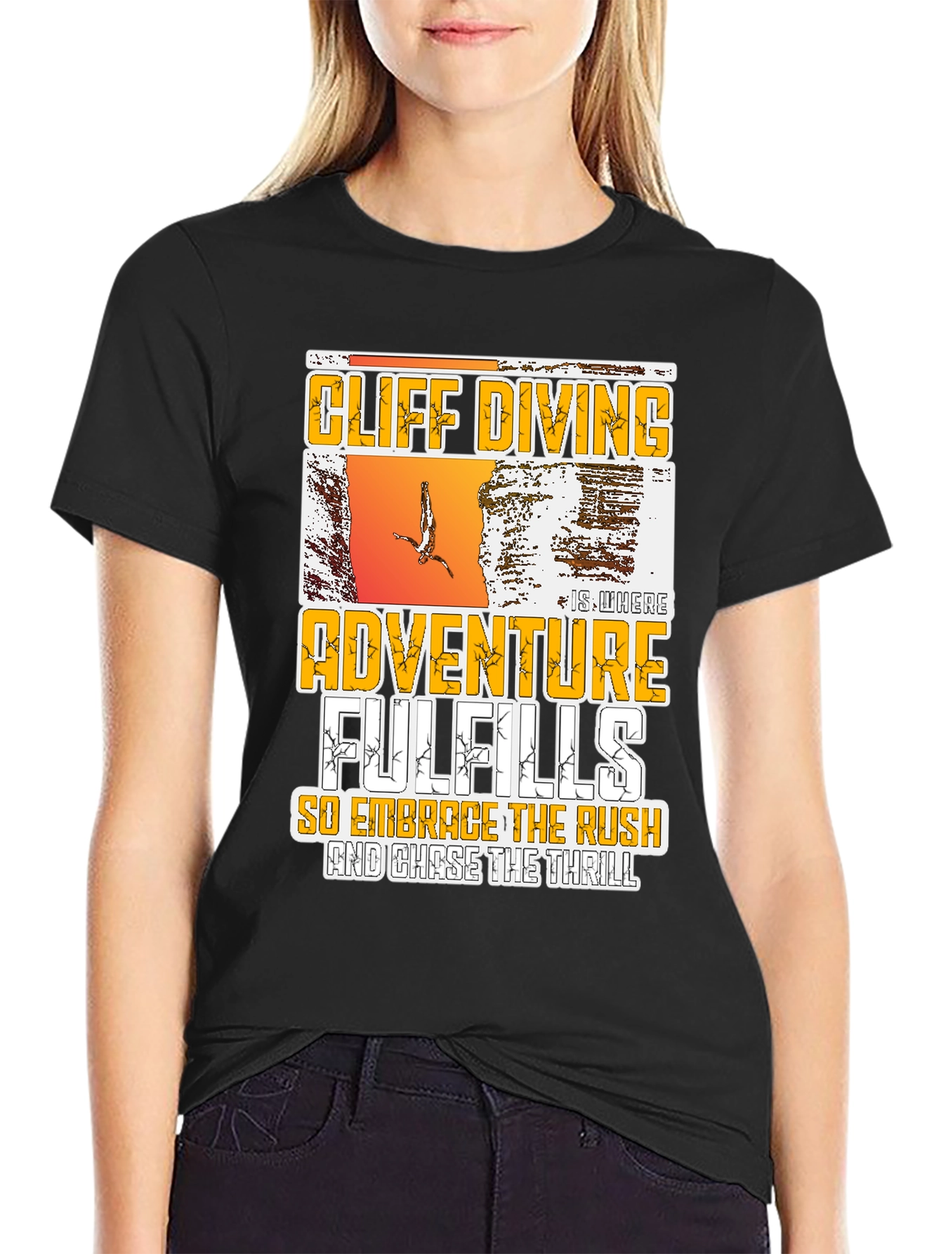 Cliff Diving Adventure T-Shirt