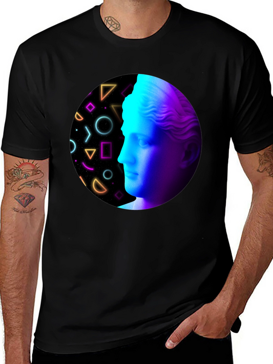 Retro Aesthetic Statue Graphic T-Shirt