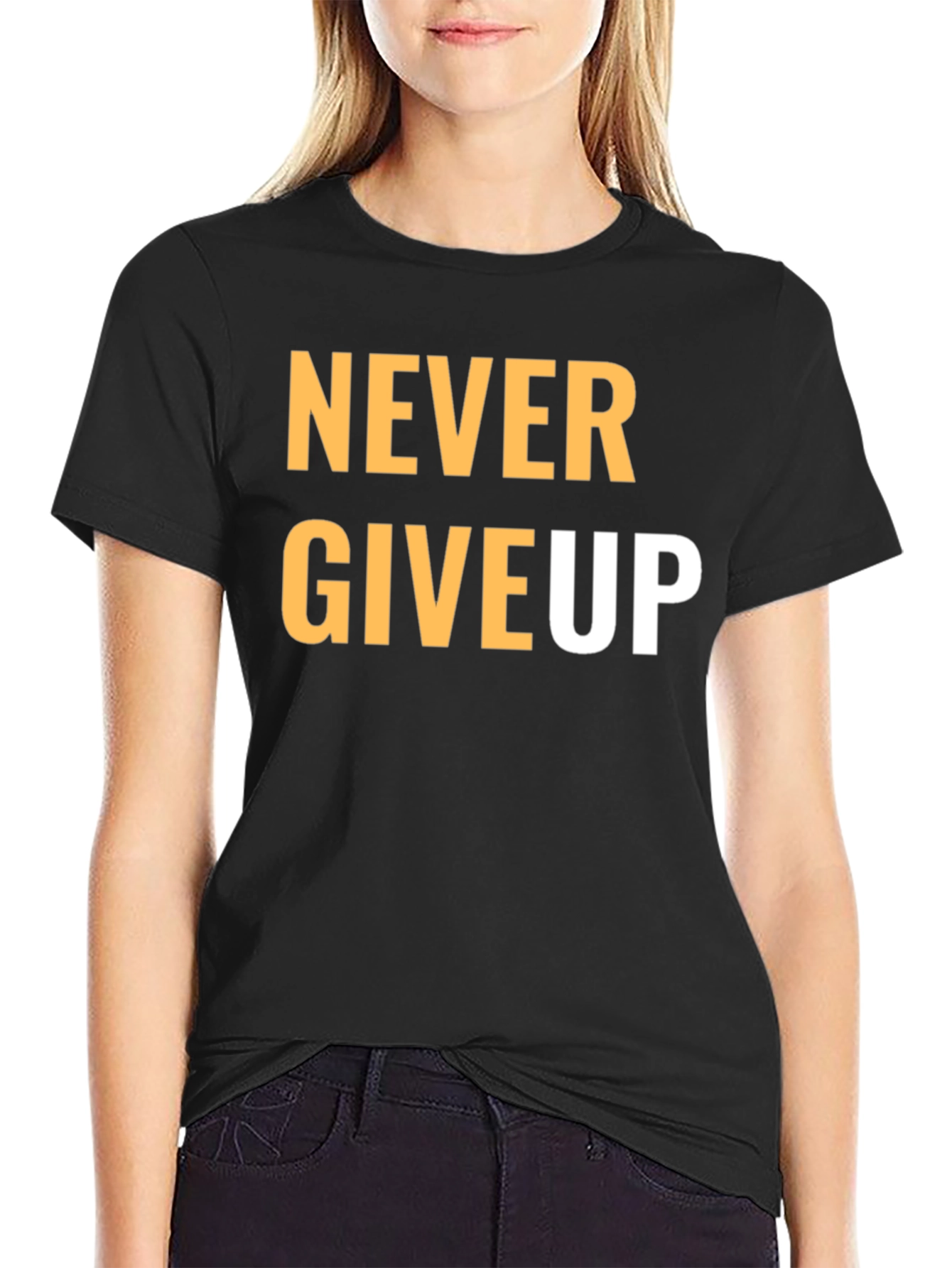 Never Give Up Graphic T-Shirt