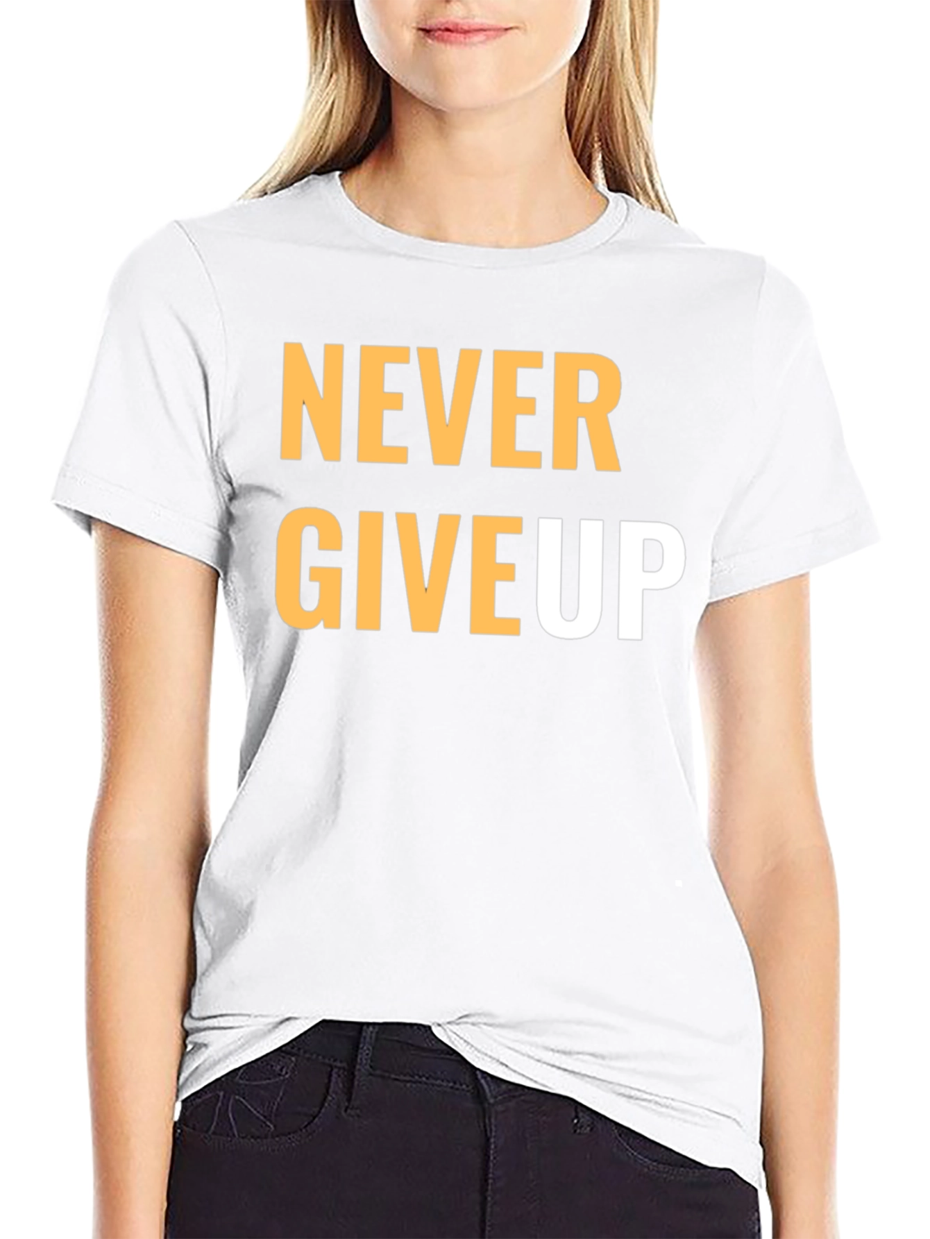 Never Give Up Graphic T-Shirt